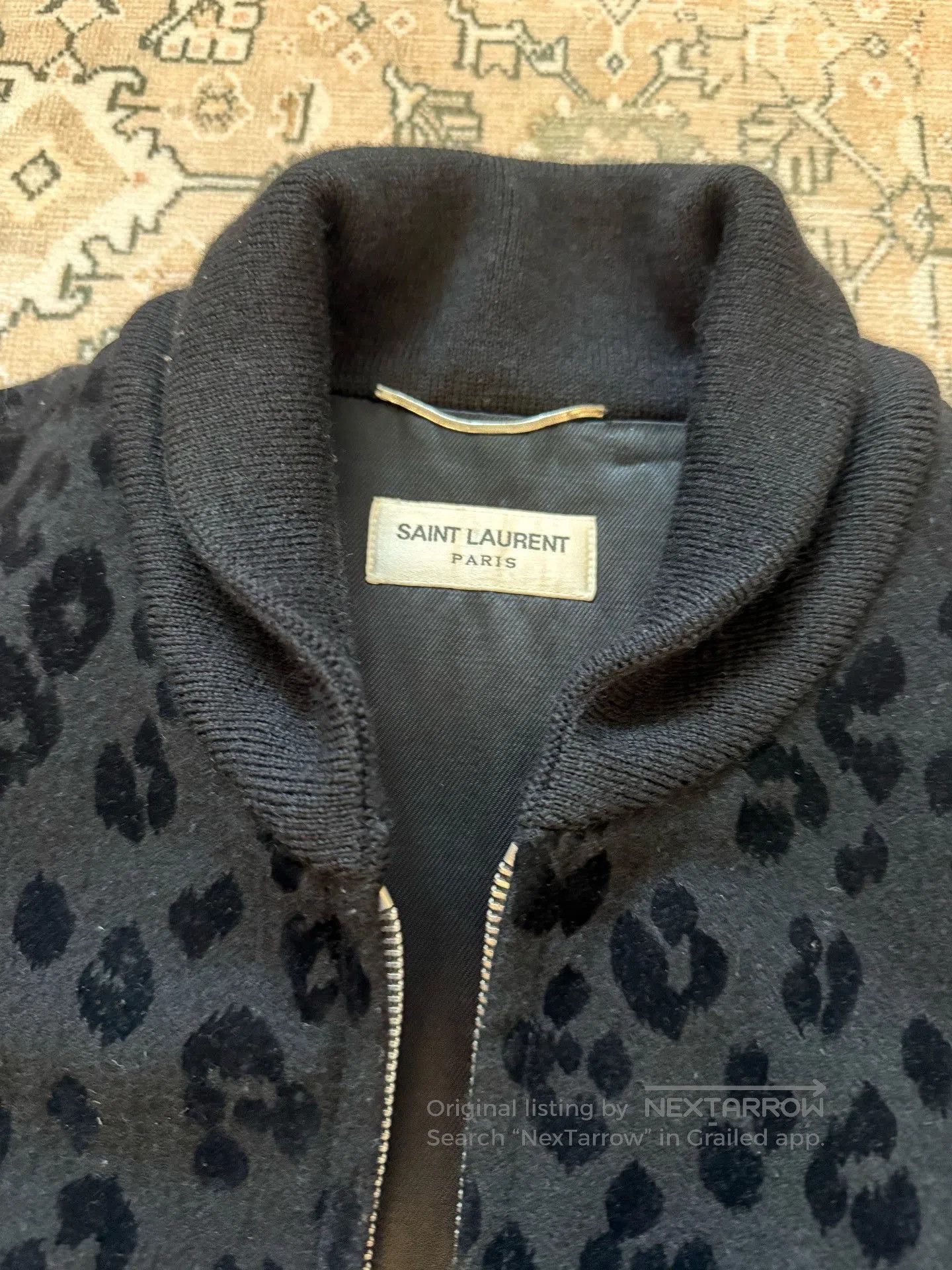 Saint Laurent Paris Saint Laurent Paris Leopard Bomber Jacket. Size US M / EU 48-50 / 2 - 3 Thumbnail