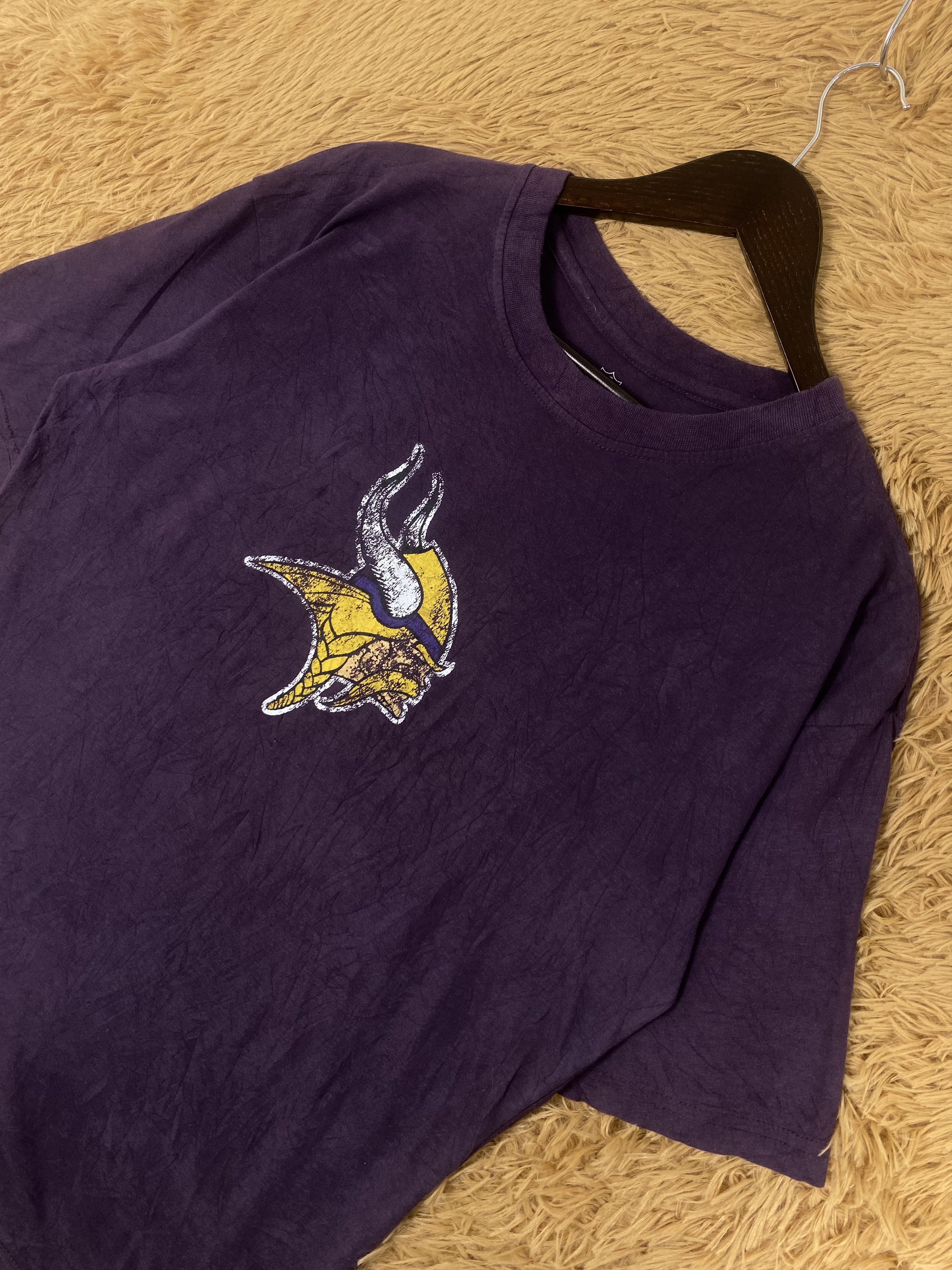 NFL Vintage NFL Minnesota Viking Big Logo T-Shirts PT0017 Size US XL / EU 56 / 4 - 2 Thumbnail