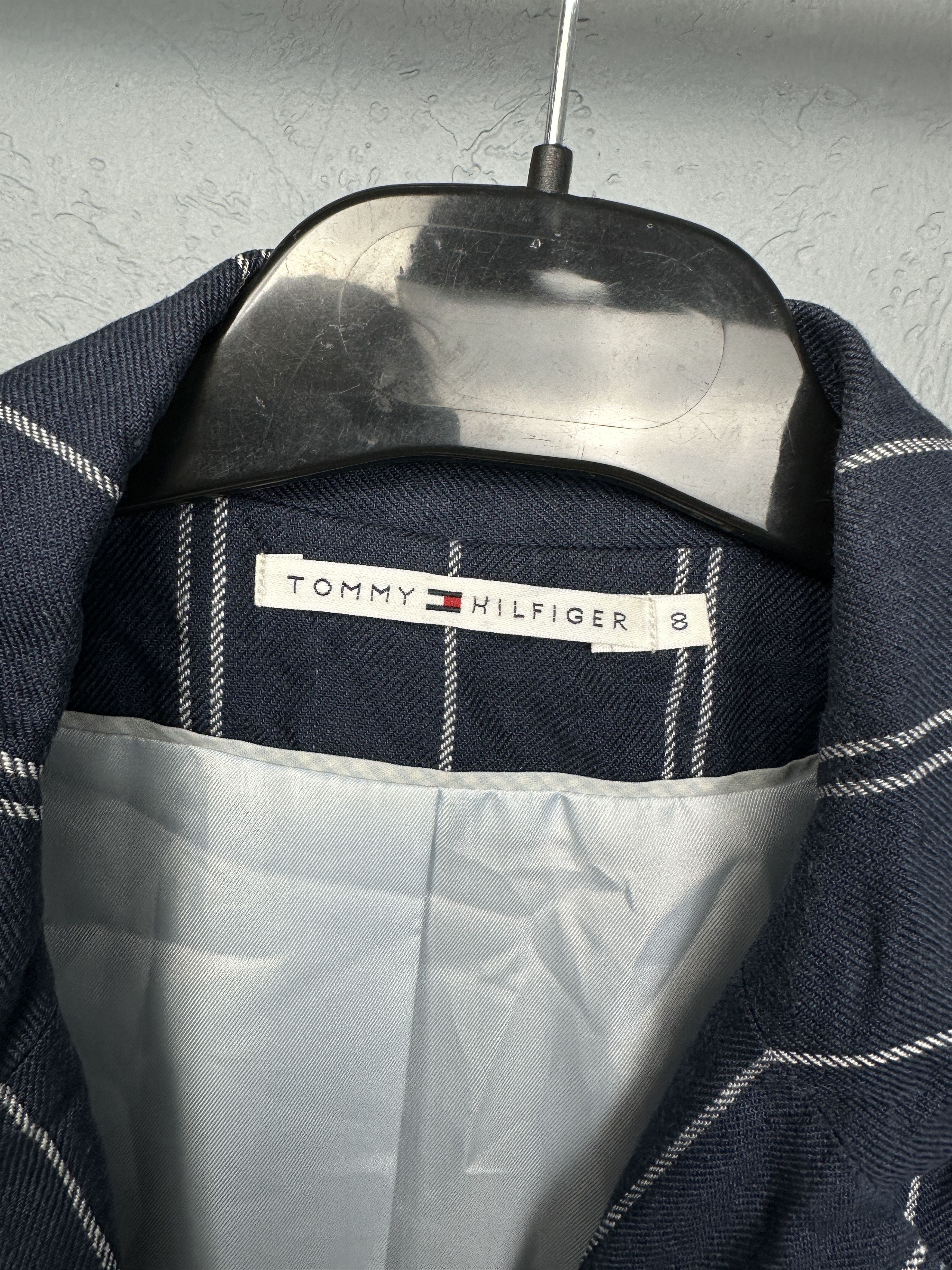 Tommy Hilfiger Tommy Hilfiger Womens Linen Blazer Jacket Size M / US 6-8 / IT 42-44 - 3 Thumbnail