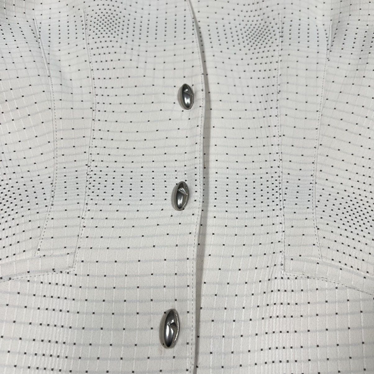 Mugler Vintage Y2K MUGLER Mini Dot Pattern Luxury Classic Blazer Size M / US 6-8 / IT 42-44 - 9 Thumbnail