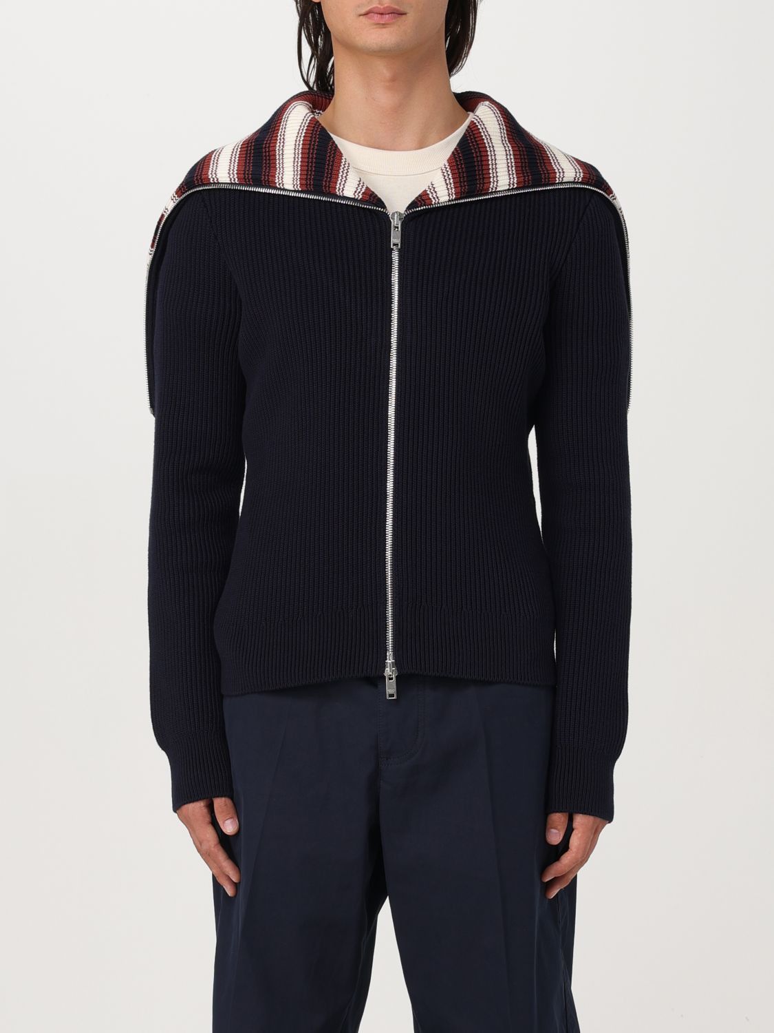 Bottega Veneta Bottega Veneta Sweater Men Navy Size US S / EU 44-46 / 1 - 1 Thumbnail