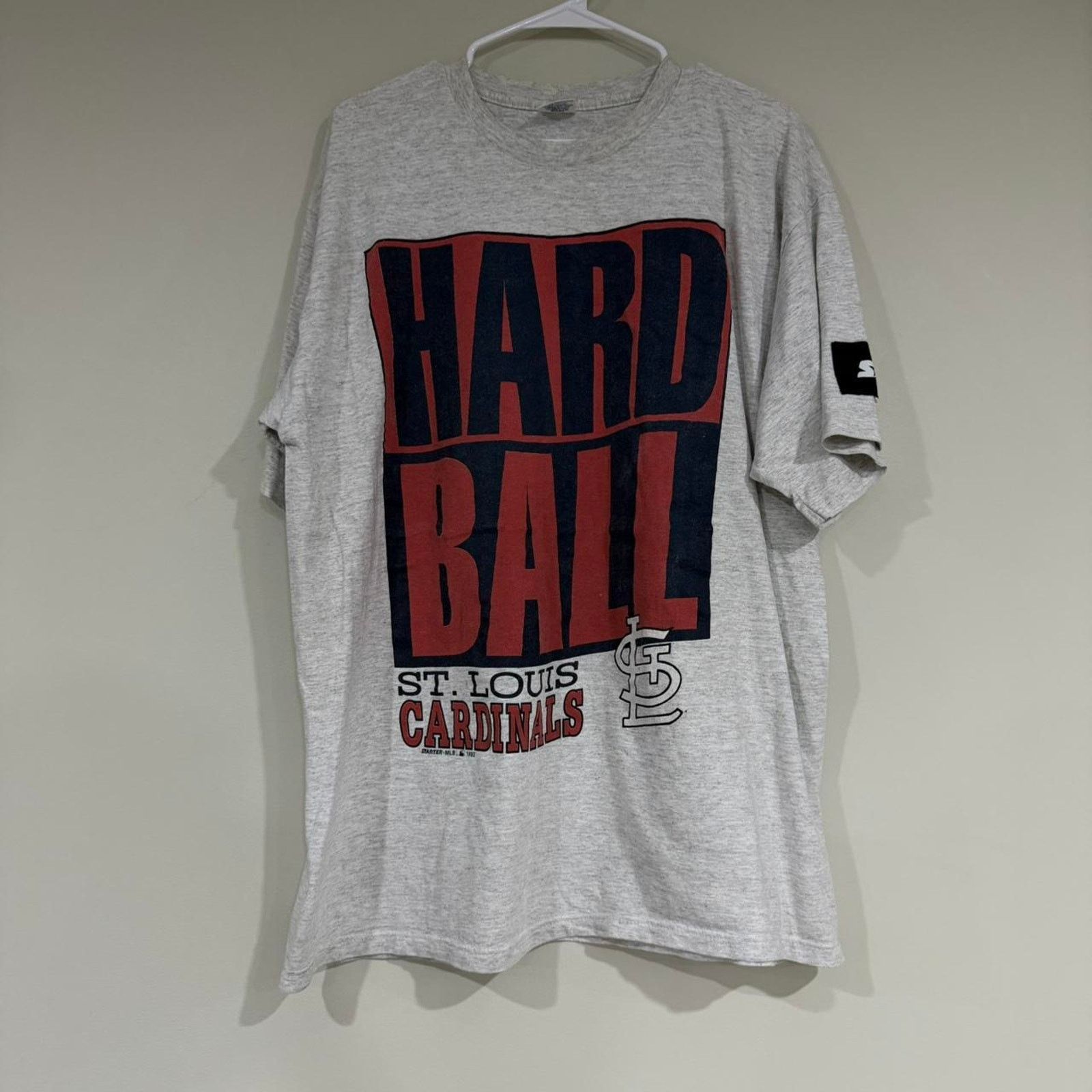 Starter 1992 St. Louis Cardinals Hardball Shirt Size US XL / EU 56 / 4 - 1 Thumbnail
