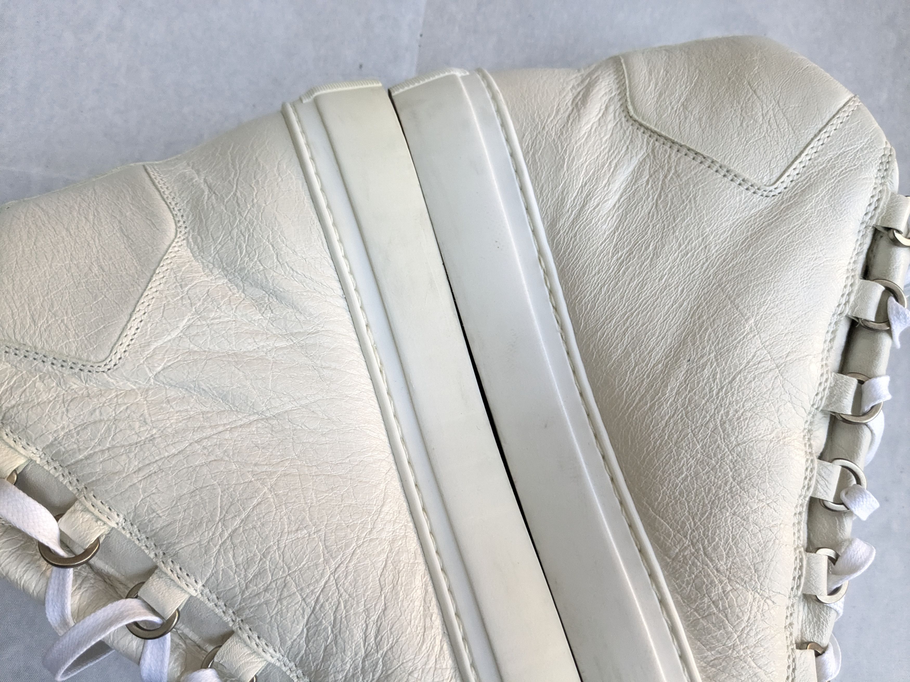 Balenciaga Balenciaga Arena White 10 High Tops Leather Size US 10 / EU 43 - 9 Thumbnail