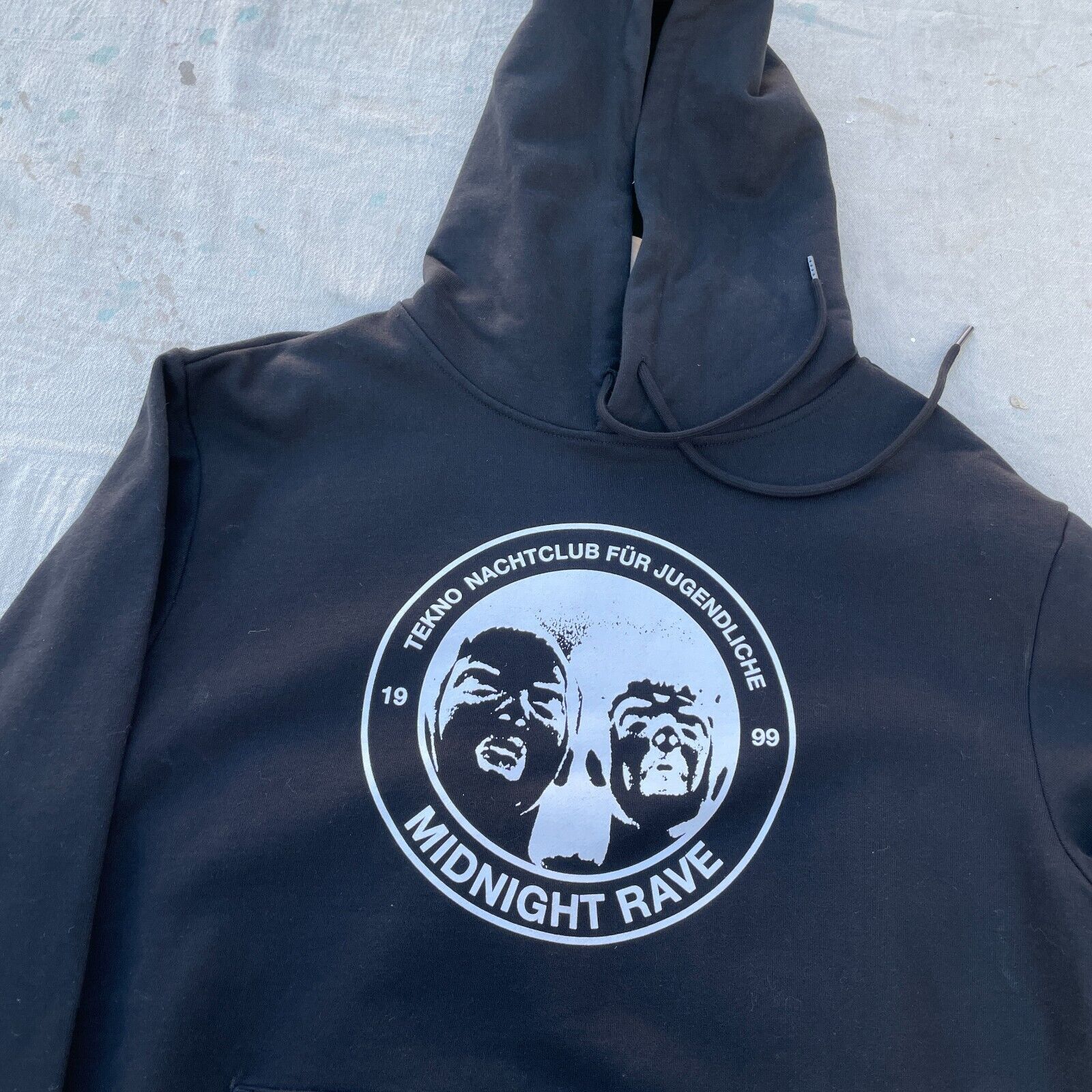 Midnight Studios Midnight Studios Rave Tekno Nightclub Punk Black Hoodie L Size US L / EU 52-54 / 3 - 2 Thumbnail