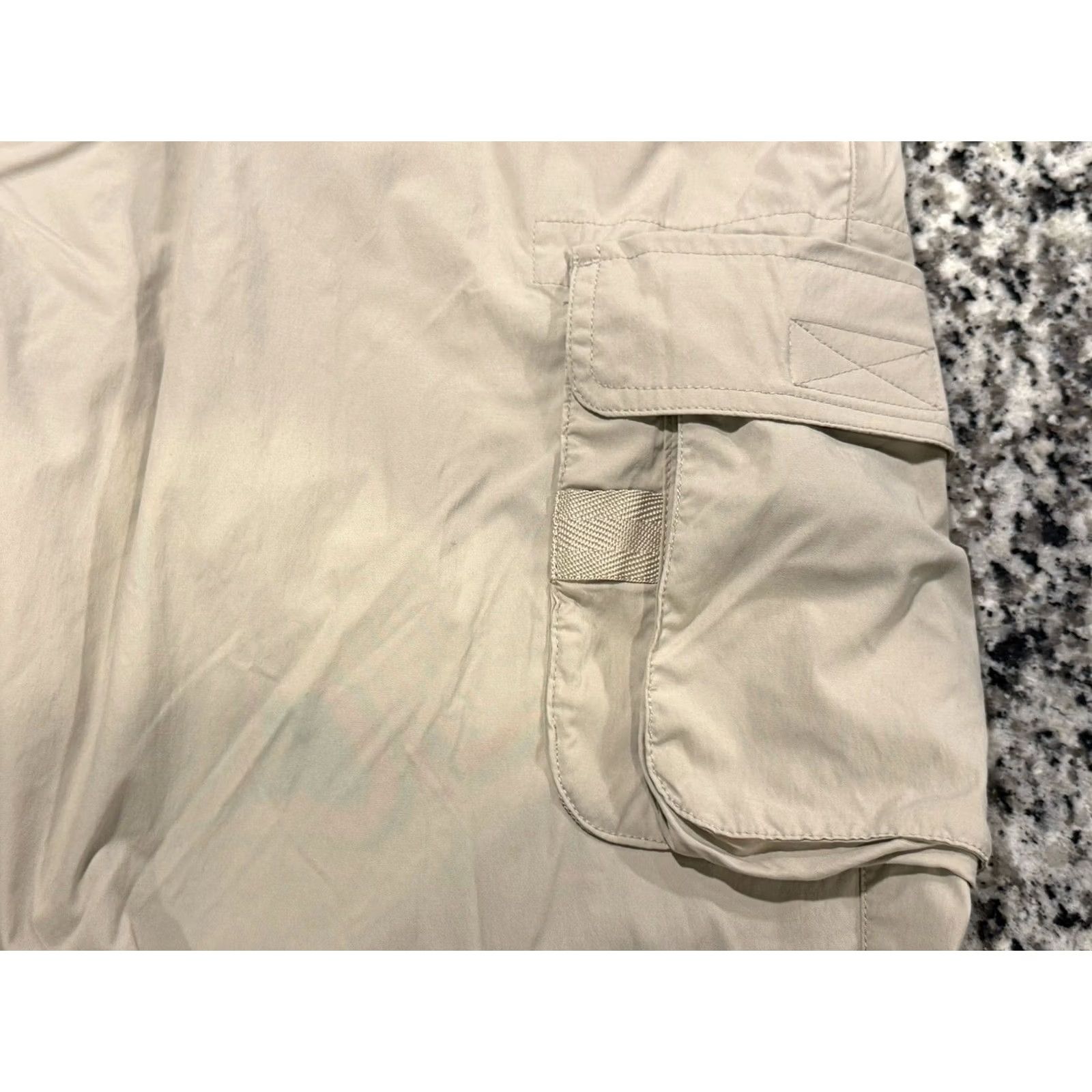 Orvis Orvis Pants Men’s Tech 14 Pocket Sz 42x34 Cargo Solid Beige Nylon Spandex NWT 39 Size US 42 / EU 58 - 3 Thumbnail