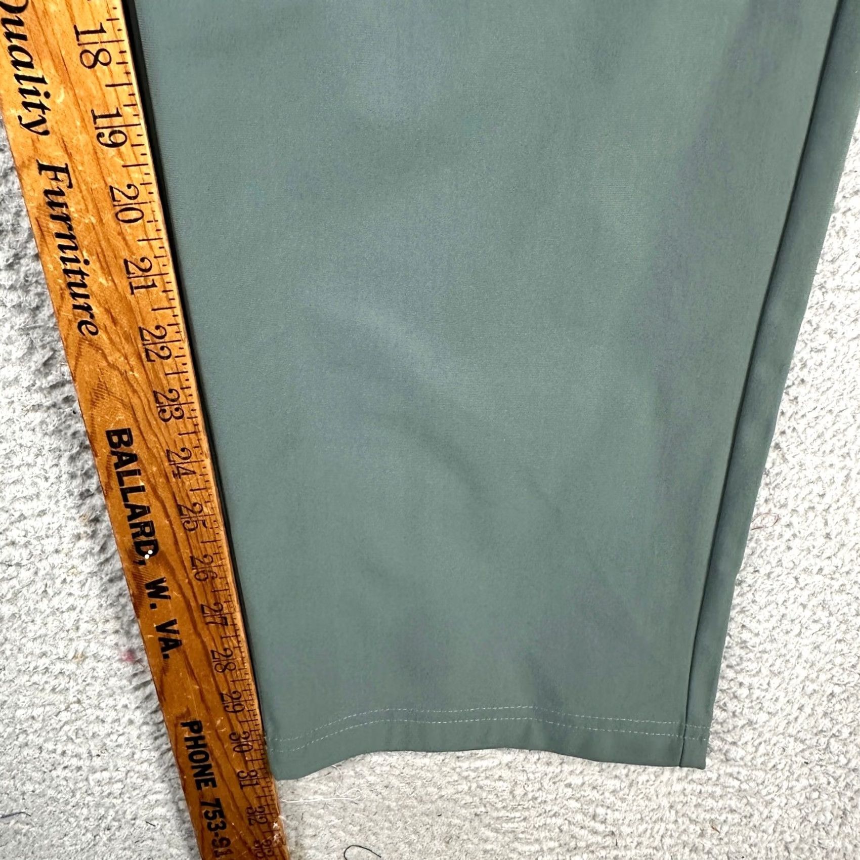 Vintage 01.Algo Mens Chino Golf Pants - Big & Tall - Green 42 Size US 42 / EU 58 - 7 Thumbnail