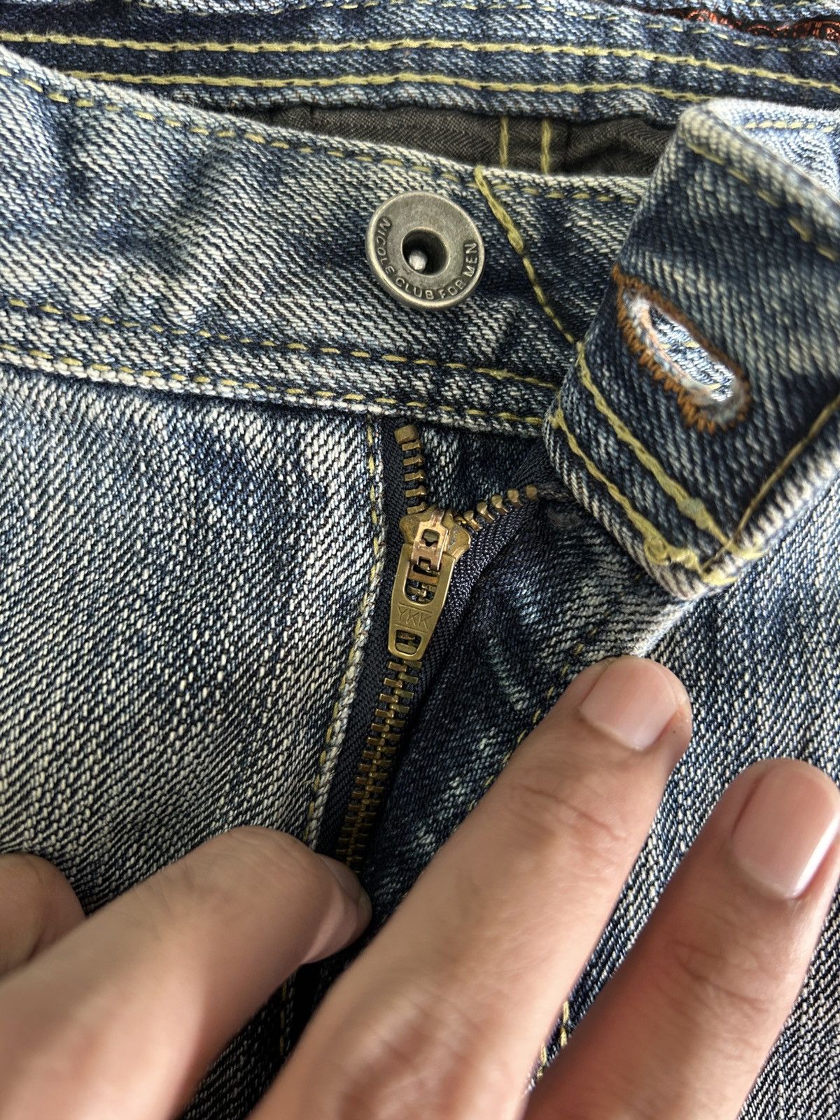 Nicole Club × Vintage NICOLE CLUB FOR MEN Japanese Pocket Utility Cargo Jeans Size US 30 / EU 46 - 15 Thumbnail
