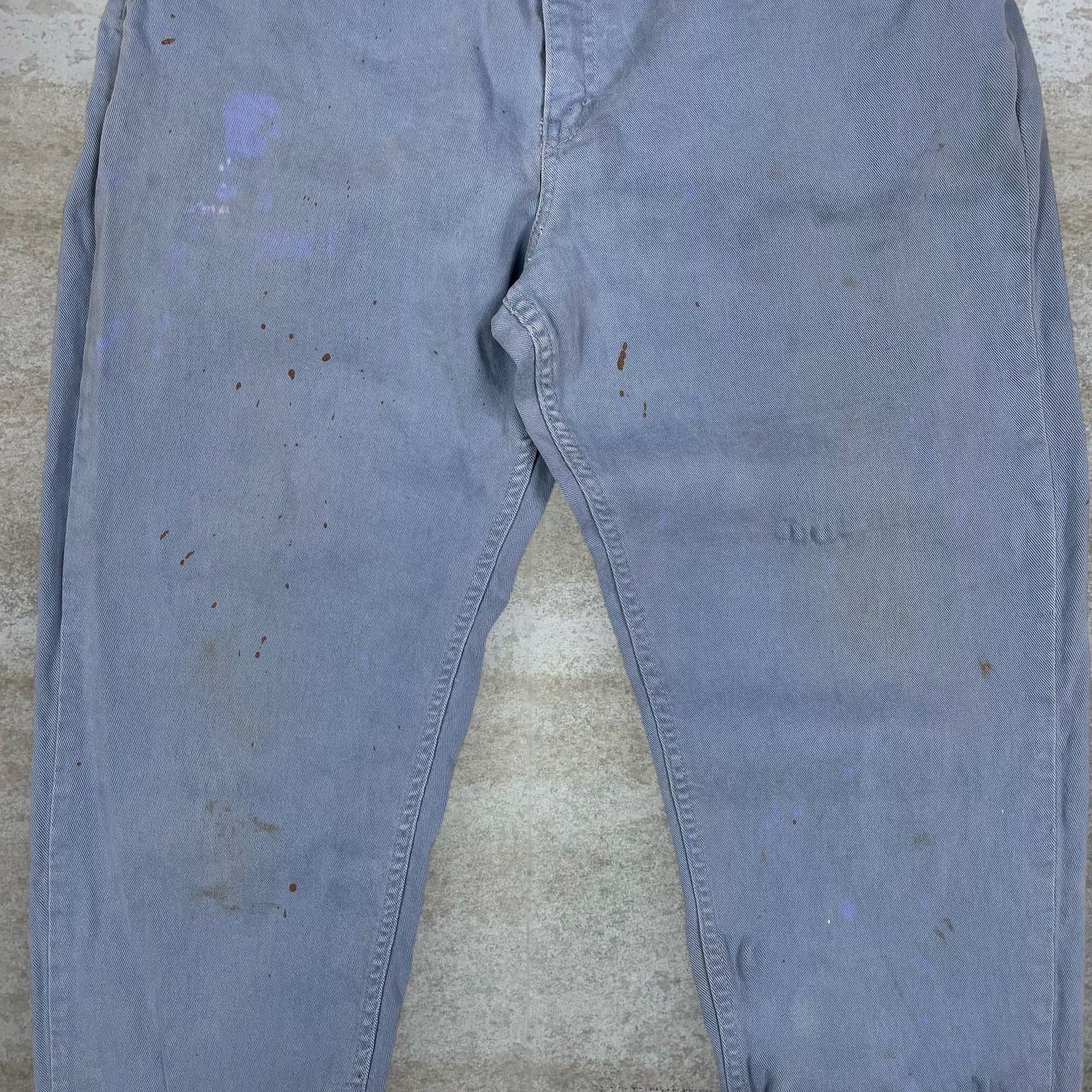 Levi's Vintage 90s Levis Jeans 550 36x30 Relaxed Light Blue Wash Size US 36 / EU 52 - 6 Thumbnail