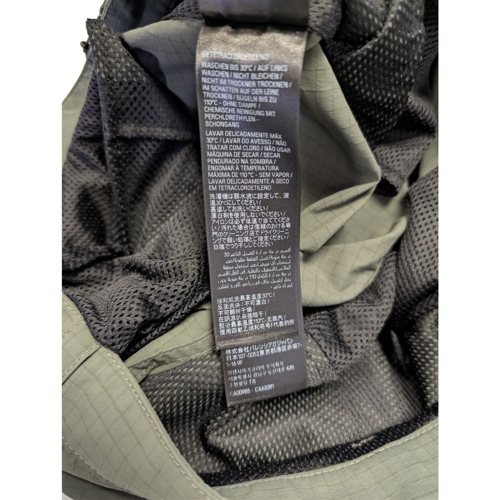 Balenciaga o1rshd1 Light Cargo Pants in Green Size US 30 / EU 46 - 19 Thumbnail