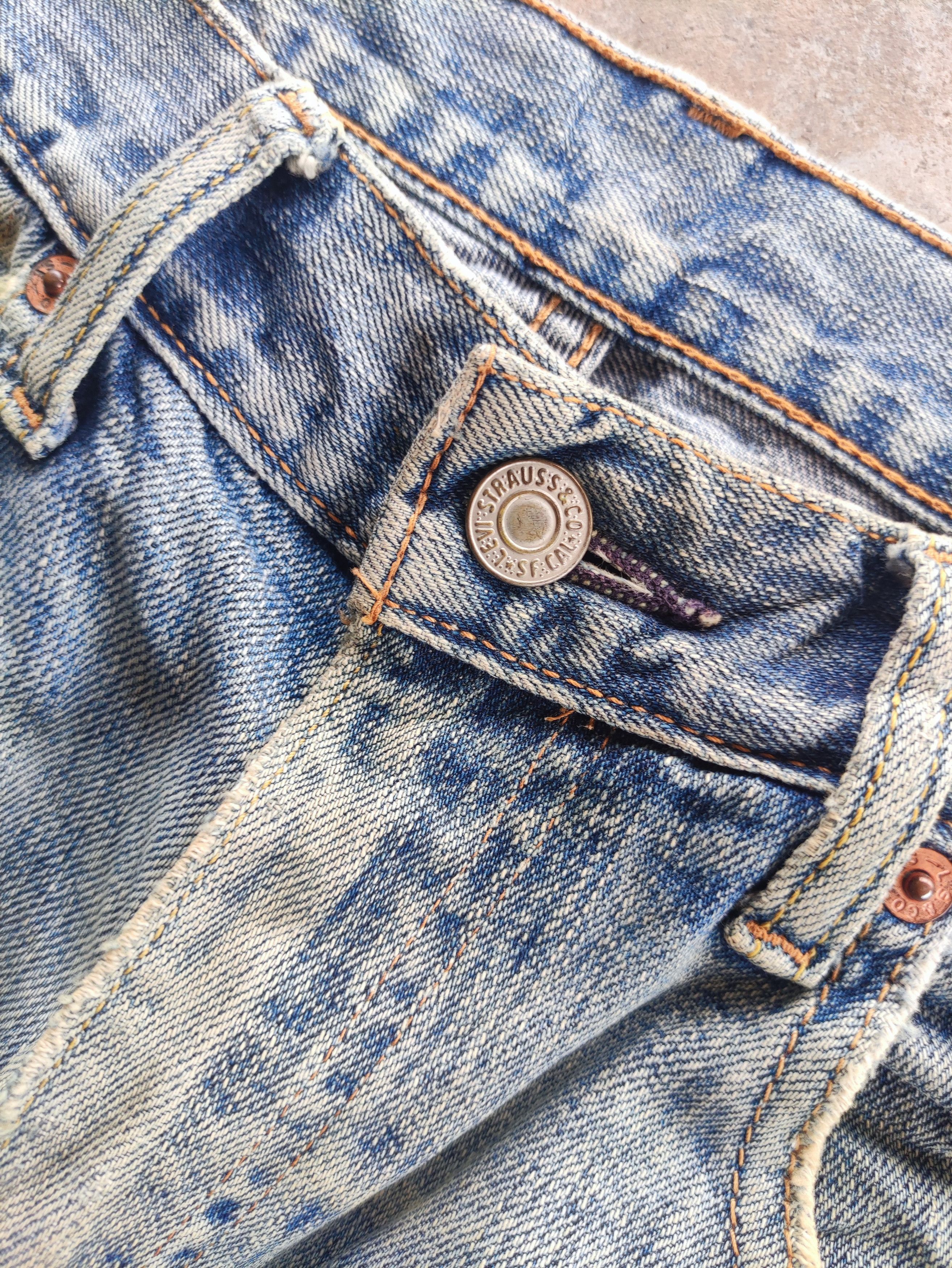 Levi's Vintage Levi's Brand Baggy Denim Ripped Faded Pants Size US 31 - 5 Thumbnail