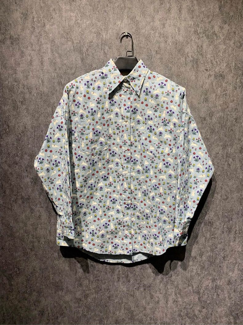 Gucci Gucci Size 38 Floral full-print shirt 2501-Nextarrow Size US XXS / EU 40 - 1 Thumbnail