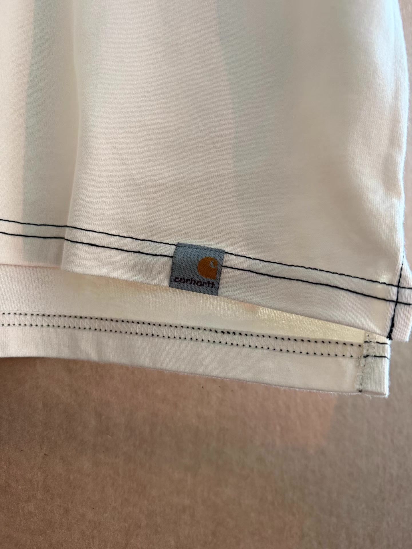 Carhartt Carhartt Off-White Short Sleeve T-Shirt Q16 Size US XXL / EU 58 / 5 - 4 Thumbnail