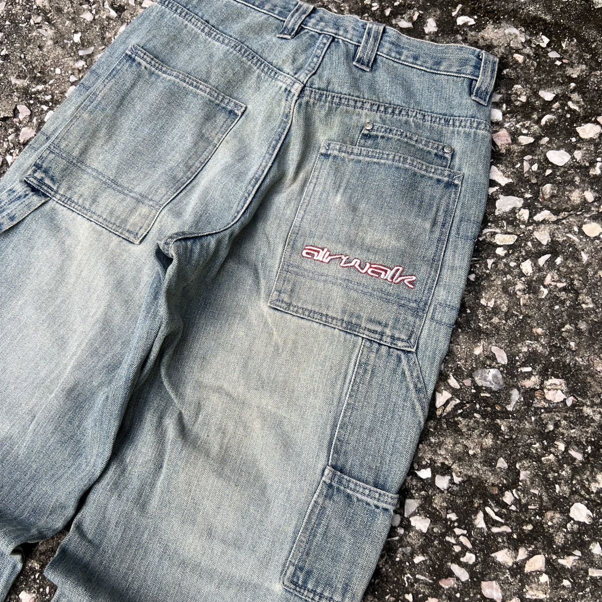 Airwalk “y2k style” AIR WALK DISTRESS CARPENTER JEANS Size US 29 - 20 Thumbnail