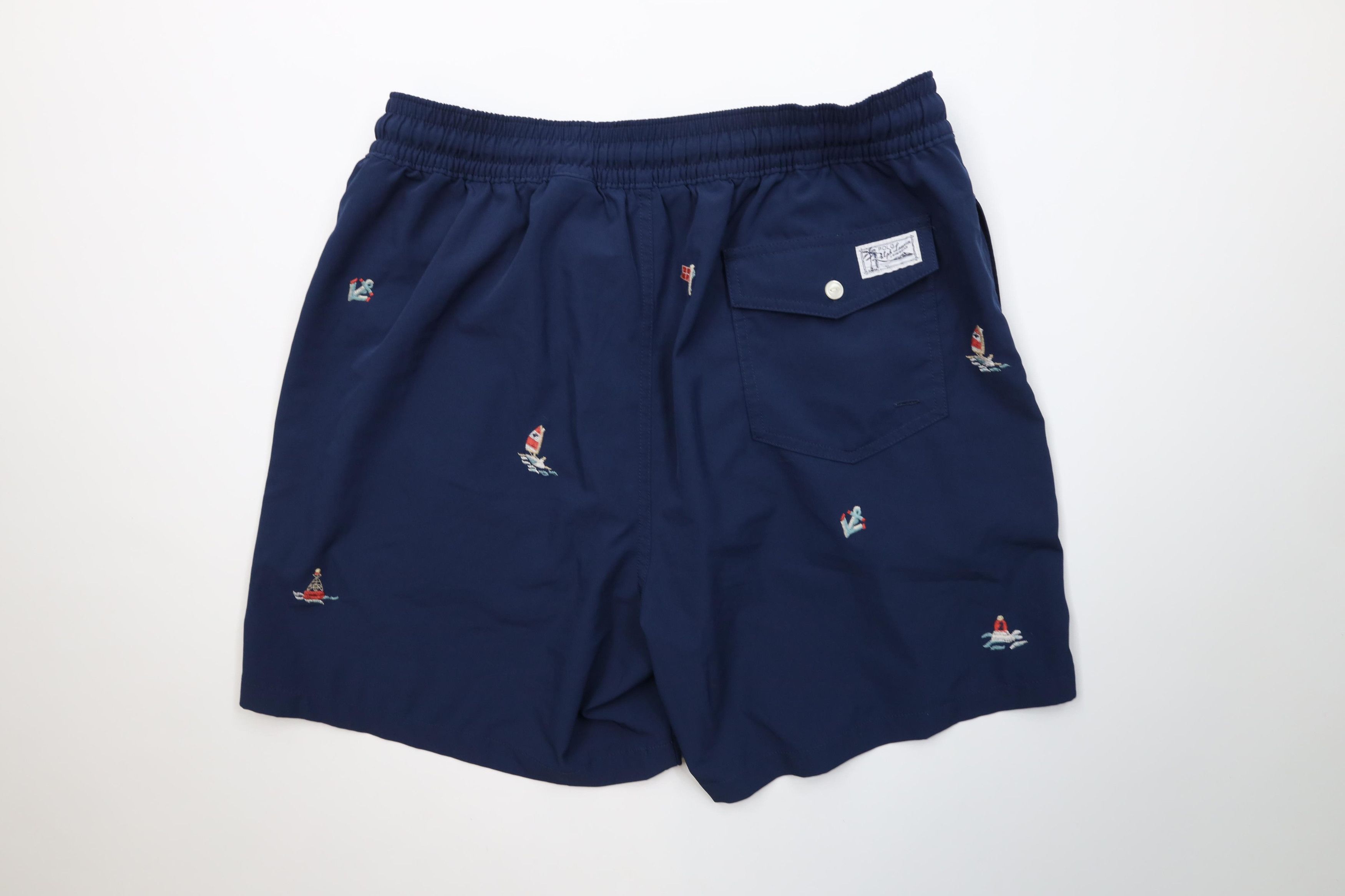 Polo Ralph Lauren Vintage Y2K Ralph Lauren Buoy All Over Print Lined Shorts Size US 34 / EU 50 - 9 Thumbnail