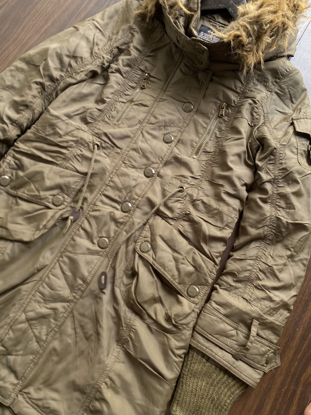 Le Grande Bleu (L.G.B.) 00s DOLLY ANGELA LGB IF SIX WAS NINE STYLE FAUX FUR PARKA Size M / US 6-8 / IT 42-44 - 6 Thumbnail
