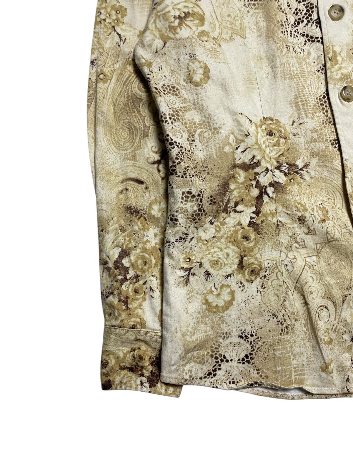 Tornado Mart 2000’s Tornado Mart - Golden Floral Pattern Longshirt Size US M / EU 48-50 / 2 - 6 Thumbnail