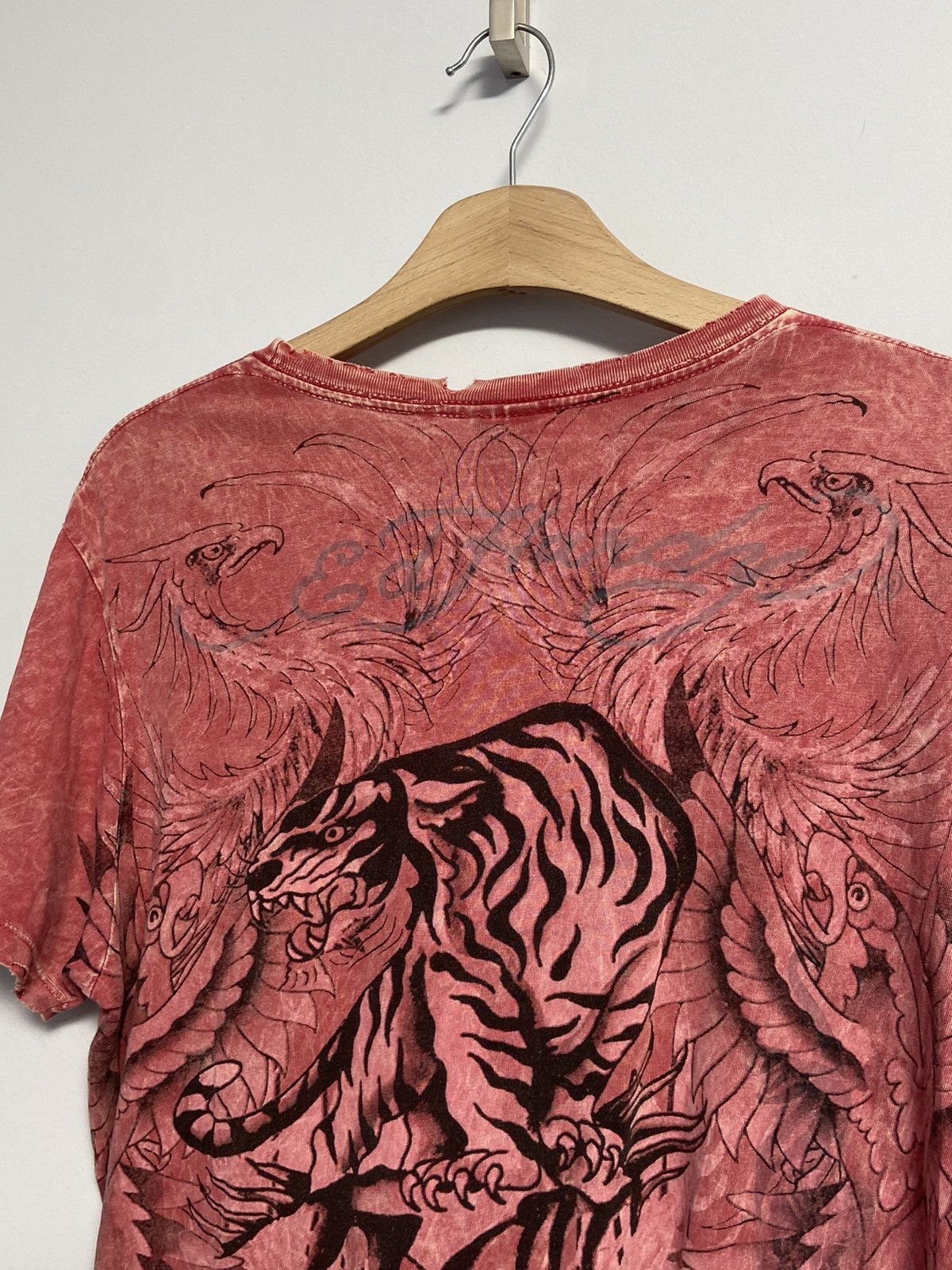 Ed Hardy Ed hardy logo vintage 90S Women’s pink Size L / US 10 / IT 46 - 12 Thumbnail