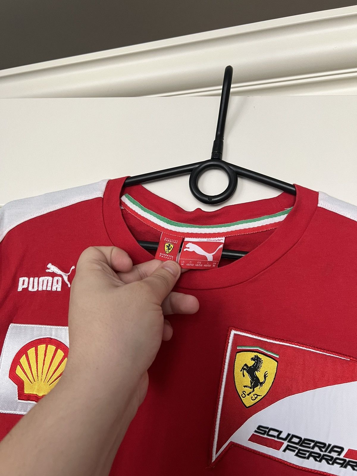Ferrari × Formula 1 PUMA FERRARI FORMULA 1 RACING TEE Size US M / EU 48-50 / 2 - 7 Thumbnail