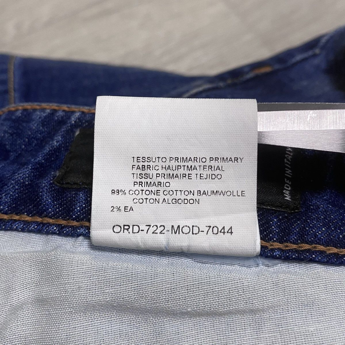 Dsquared2 Dsquared2 Distressed Washed Torn Denim Jeans Big Leather Tag Size US 38 / EU 54 - 12 Thumbnail