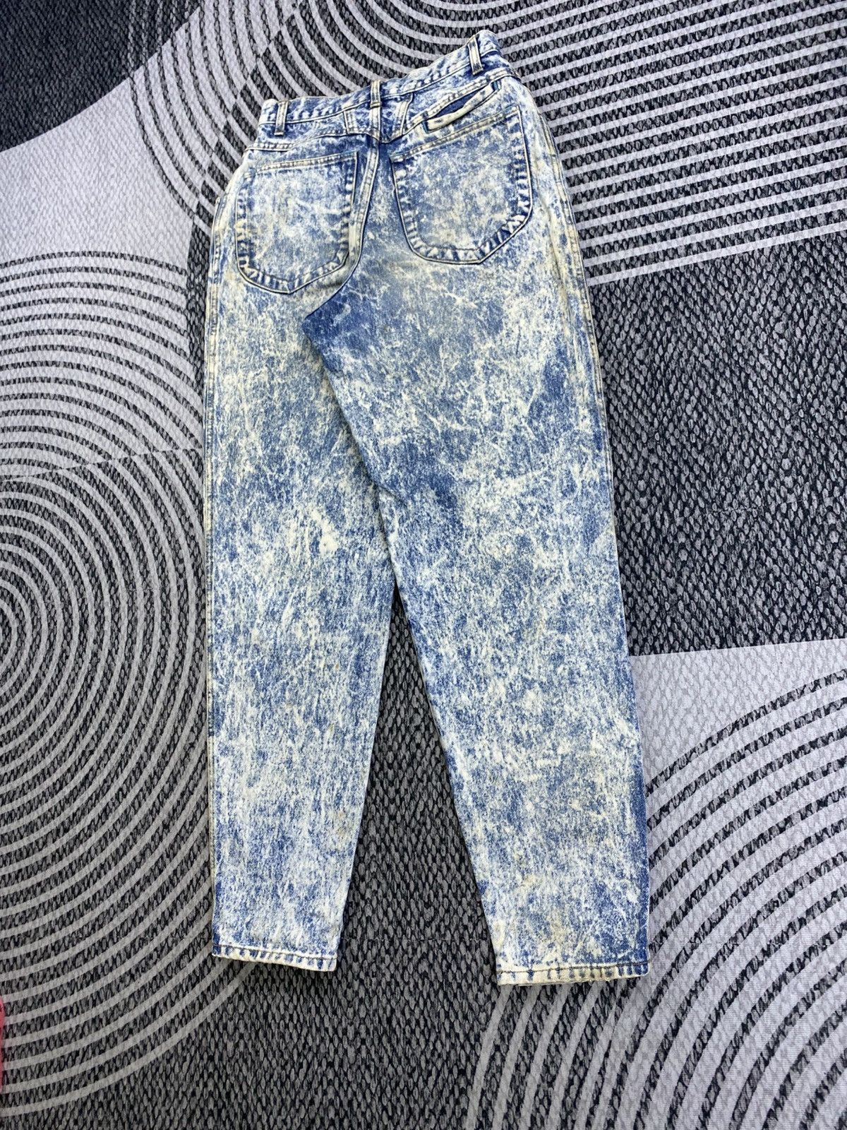 Japanese Brand Vintage Gold Rush Blue Washed Stain Jeans Size US 26 / EU 42 - 6 Thumbnail