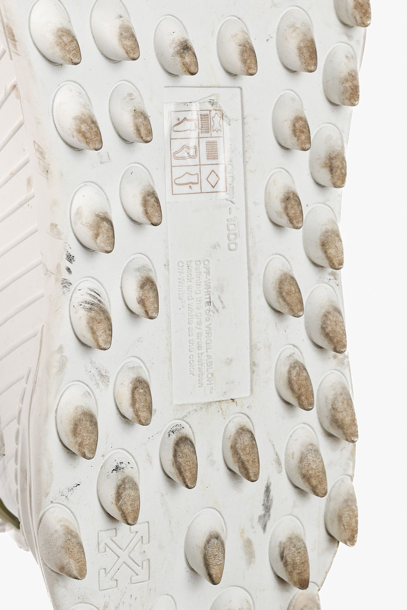 Off-White Off-White Odsy-1000 'White Light Grey' Platform Sneakers Size US 8.5 / IT 38.5 - 5 Thumbnail