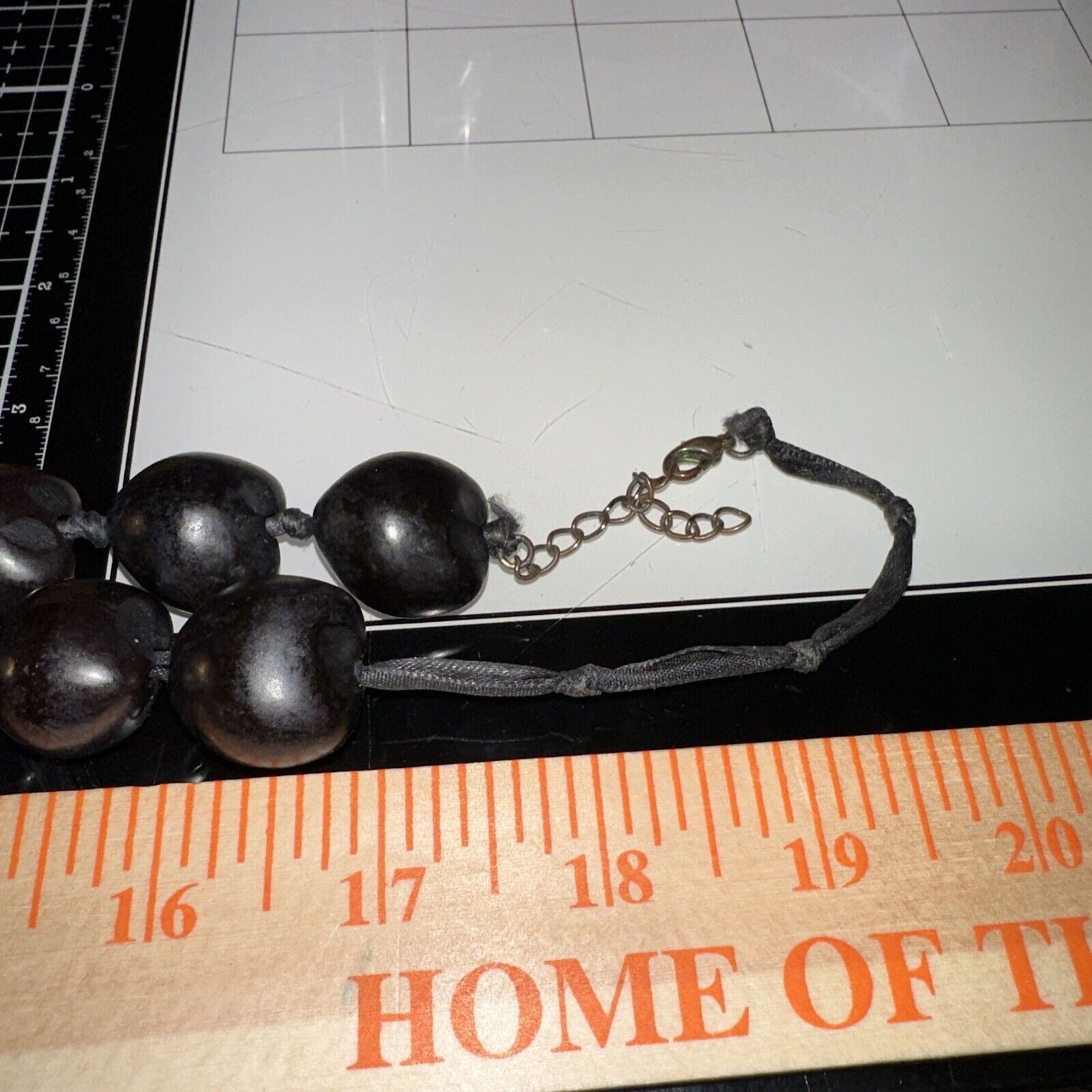 Other KUKUI NUT Lei Hawaiian Wedding Glossy Black Celebrate 32” Size ONE SIZE - 5 Thumbnail