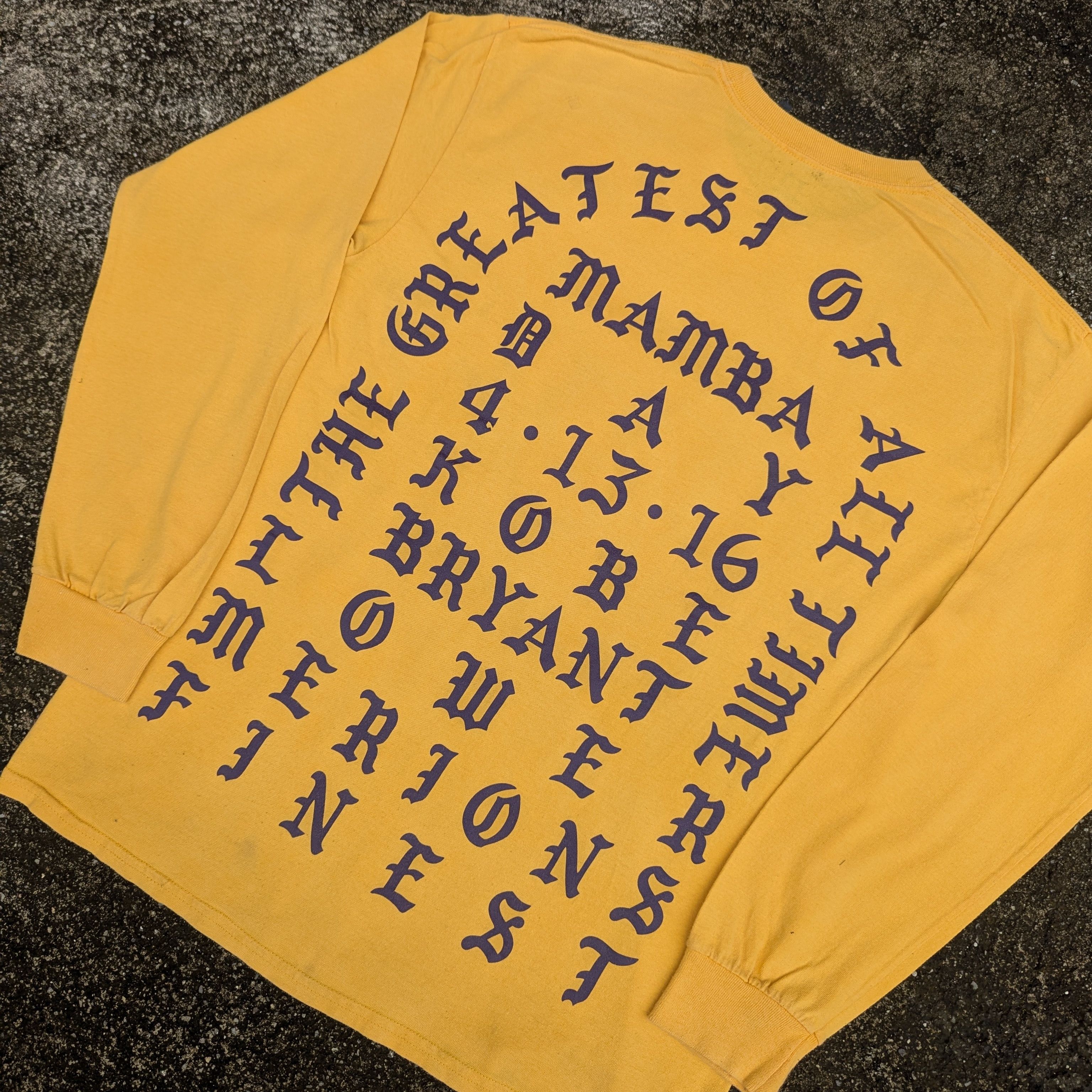 Kanye West Kanye West I Feel Like Kobe Mamba Yeezy Long Sleeve Shirt Size US M / EU 48-50 / 2 - 2 Thumbnail