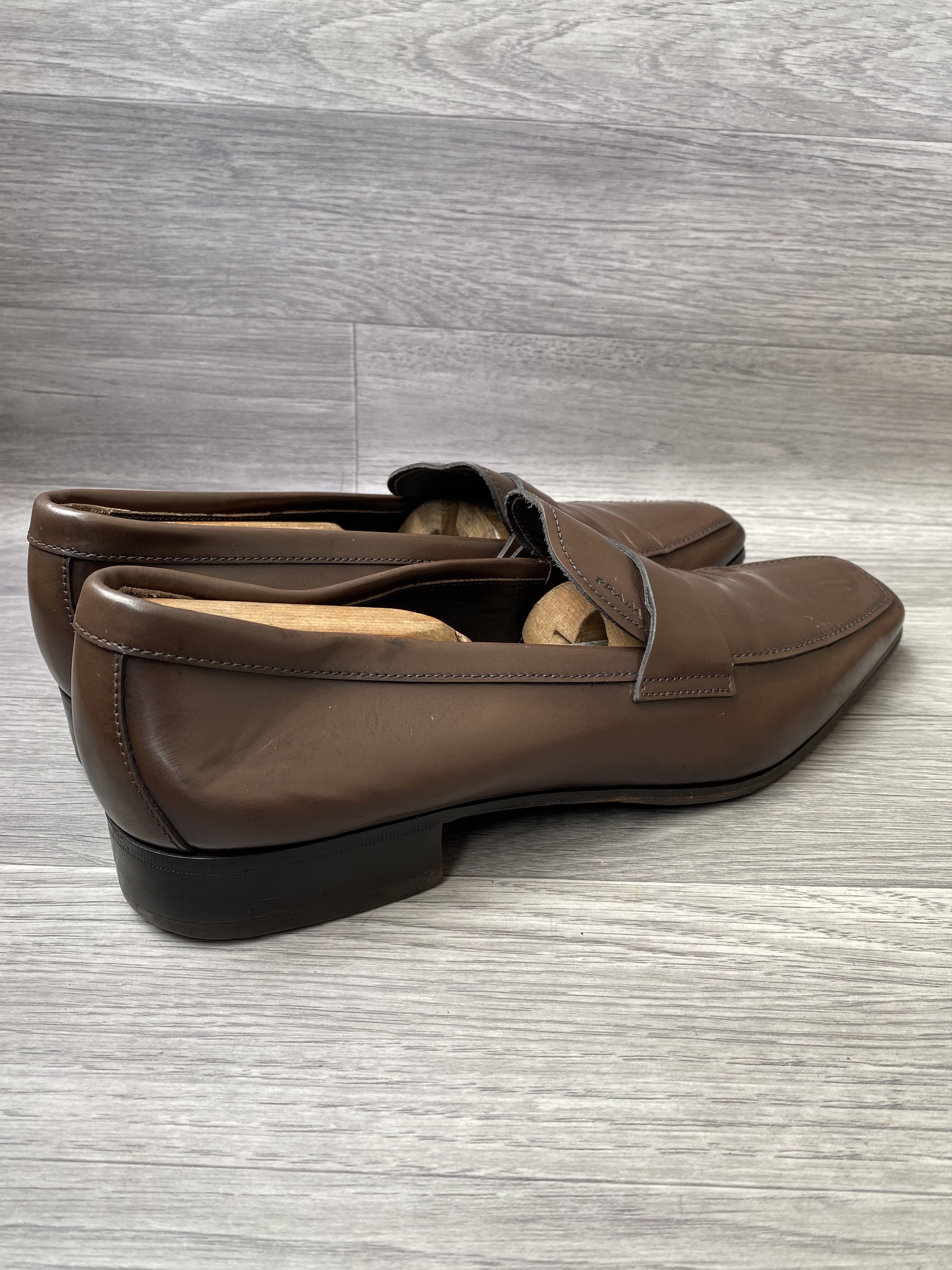 Prada Prada brown penny loafers dress shoes sz uk 10 Size US 11 / EU 44 - 4 Thumbnail