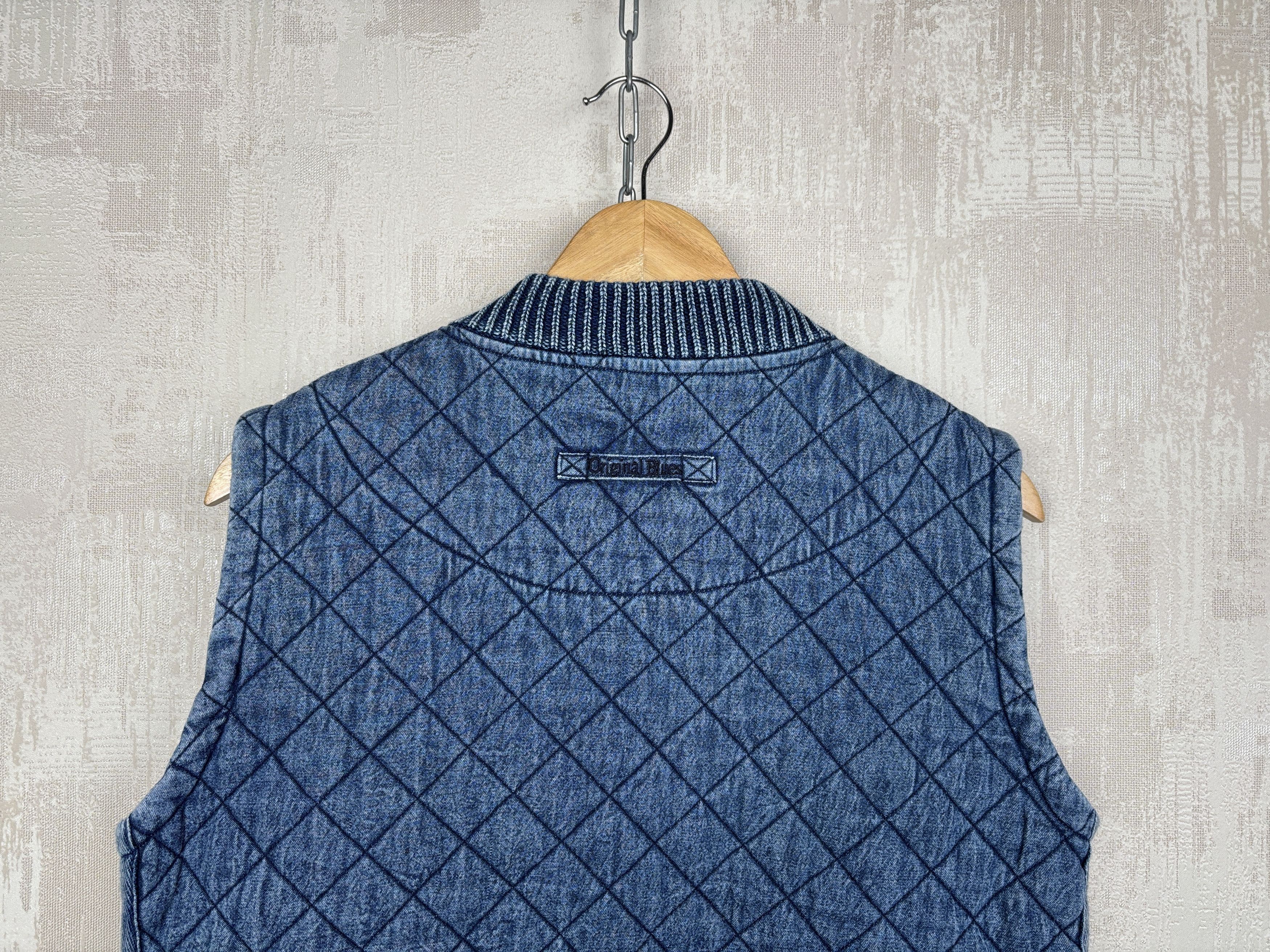 Other UK Original Blues Quilted Denim Vest Size US M / EU 48-50 / 2 - 18 Thumbnail