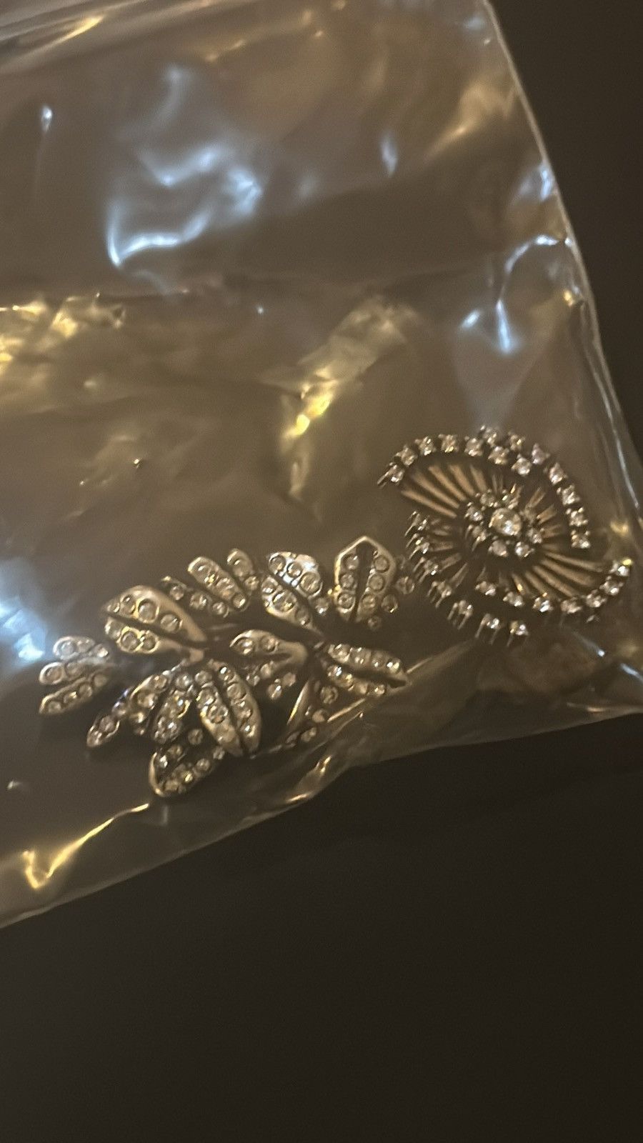 Saint Laurent Paris Saint Laurent Rhinestone Mini Brooch and Pin Set Size ONE SIZE - 3 Thumbnail