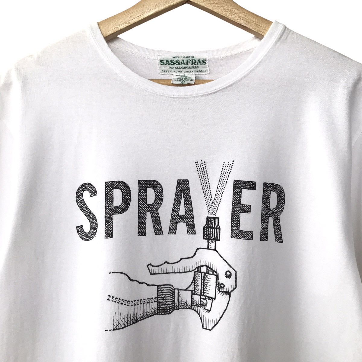 Japanese Brand × Sassafras Sassafras Japan Green Fingers Sprayer Sketch Tee Size US M / EU 48-50 / 2 - 3 Thumbnail