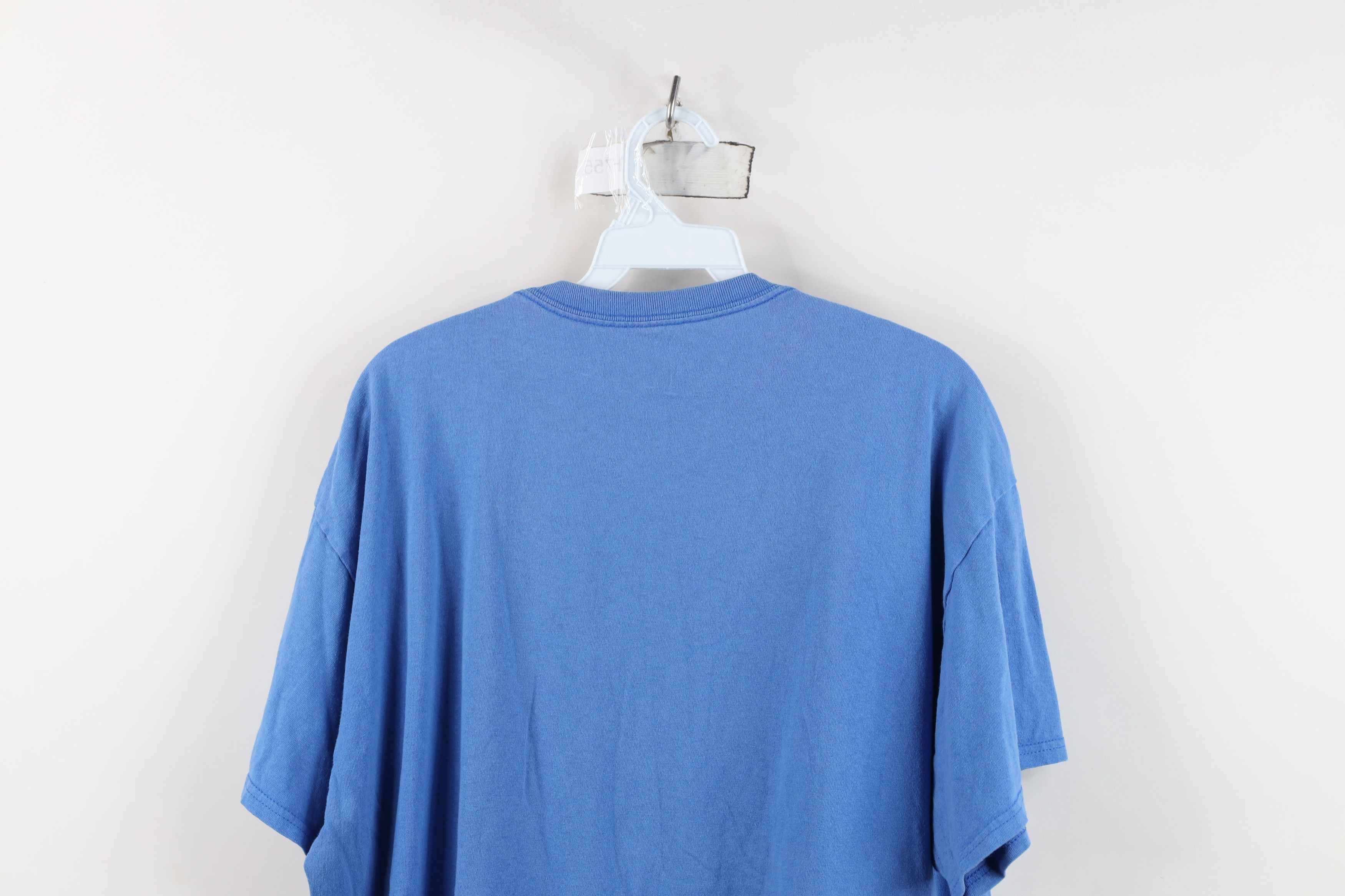 Vintage Vintage Y2K NFL Spell Detroit Lions Football T-Shirt Blue Size US XL / EU 56 / 4 - 12 Thumbnail