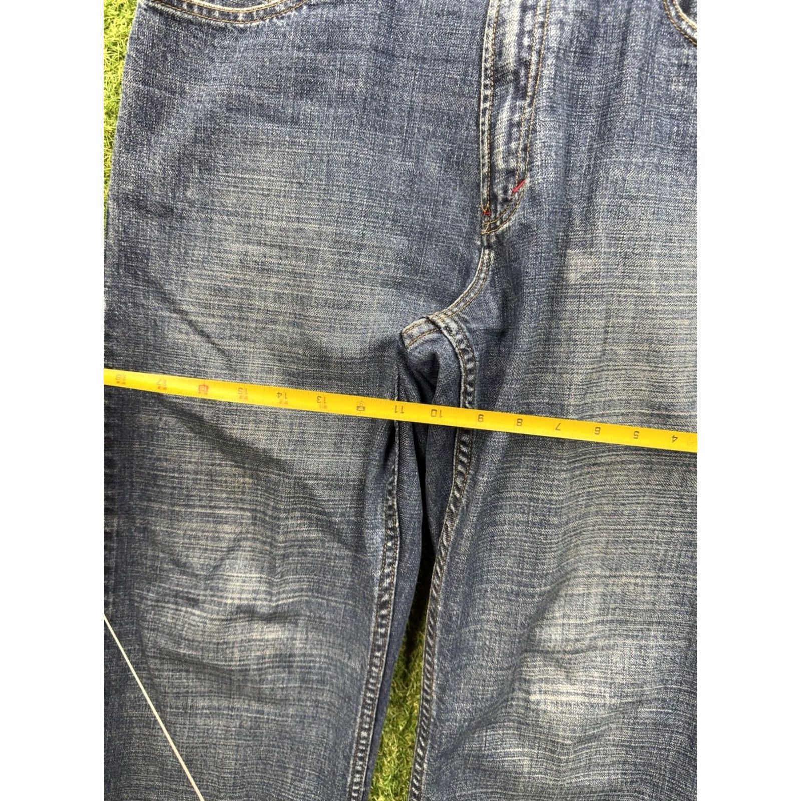 Robert Graham Robert Graham Jeans Mens 34x34 Straight Leg 5-Pocket Denim Blue Relaxed Regular Stretchless Casual Shirt? Size US 34 / EU 50 - 7 Thumbnail