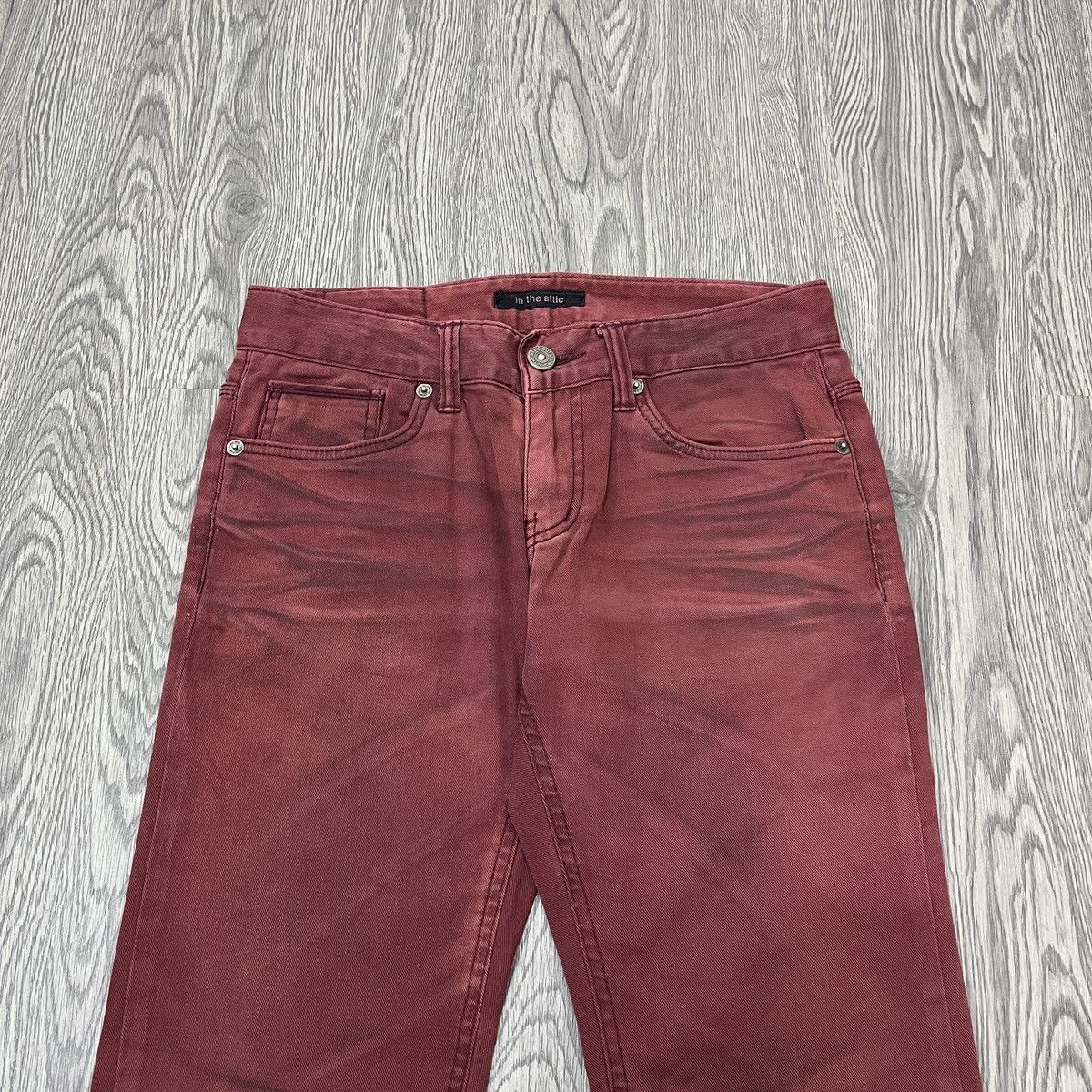 14th Addiction 2000s In The Attic - Red Blood Distressed Denim ifsix Lgb Size US 31 - 4 Thumbnail