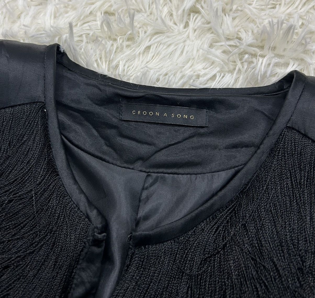 Japanese Brand Japanese Brand Croon a Song Crop Top Rayon Jacket Size S / US 4 / IT 40 - 4 Thumbnail
