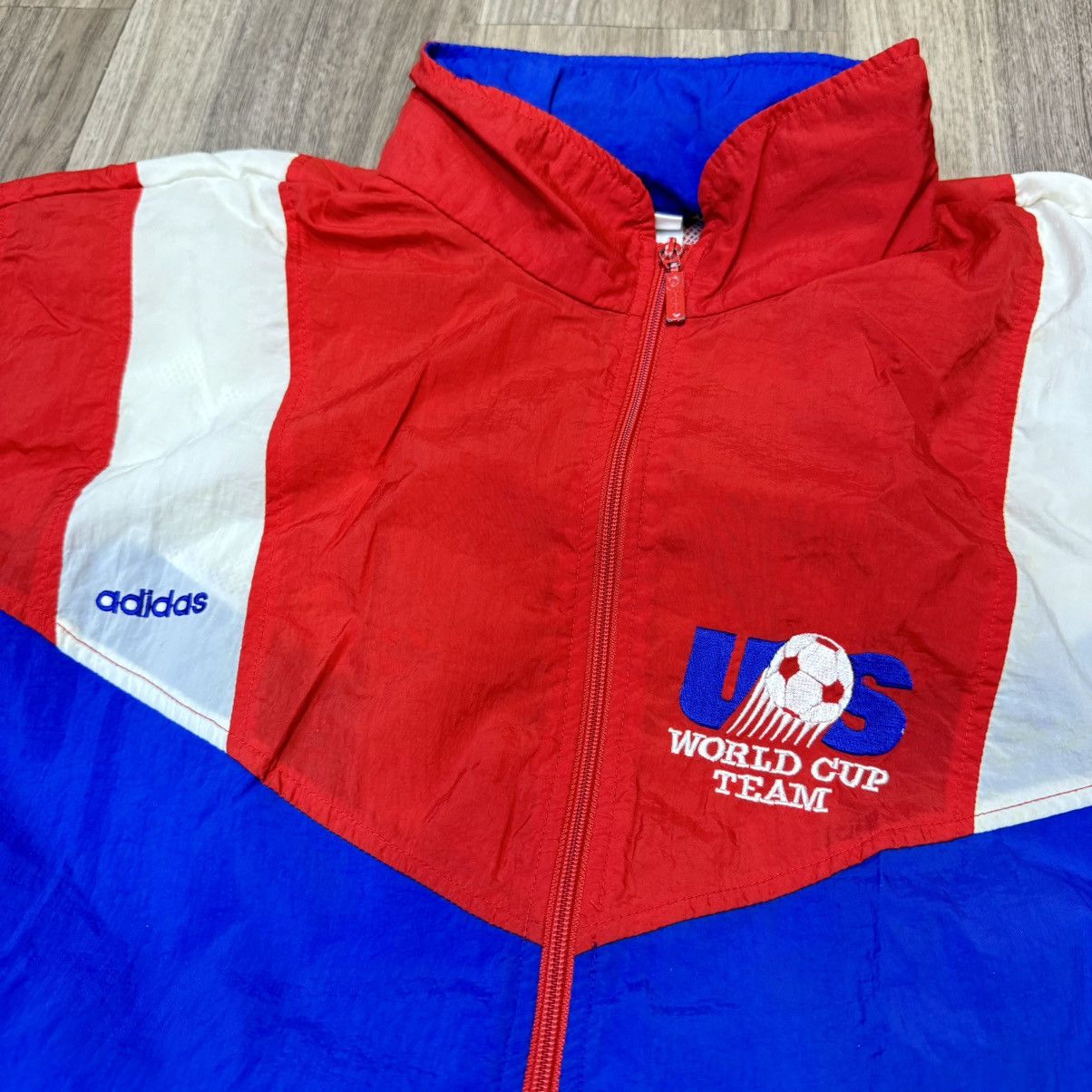 Adidas × Vintage USA 92/94 adidas soccer team vintage light jacket Size US L / EU 52-54 / 3 - 3 Thumbnail