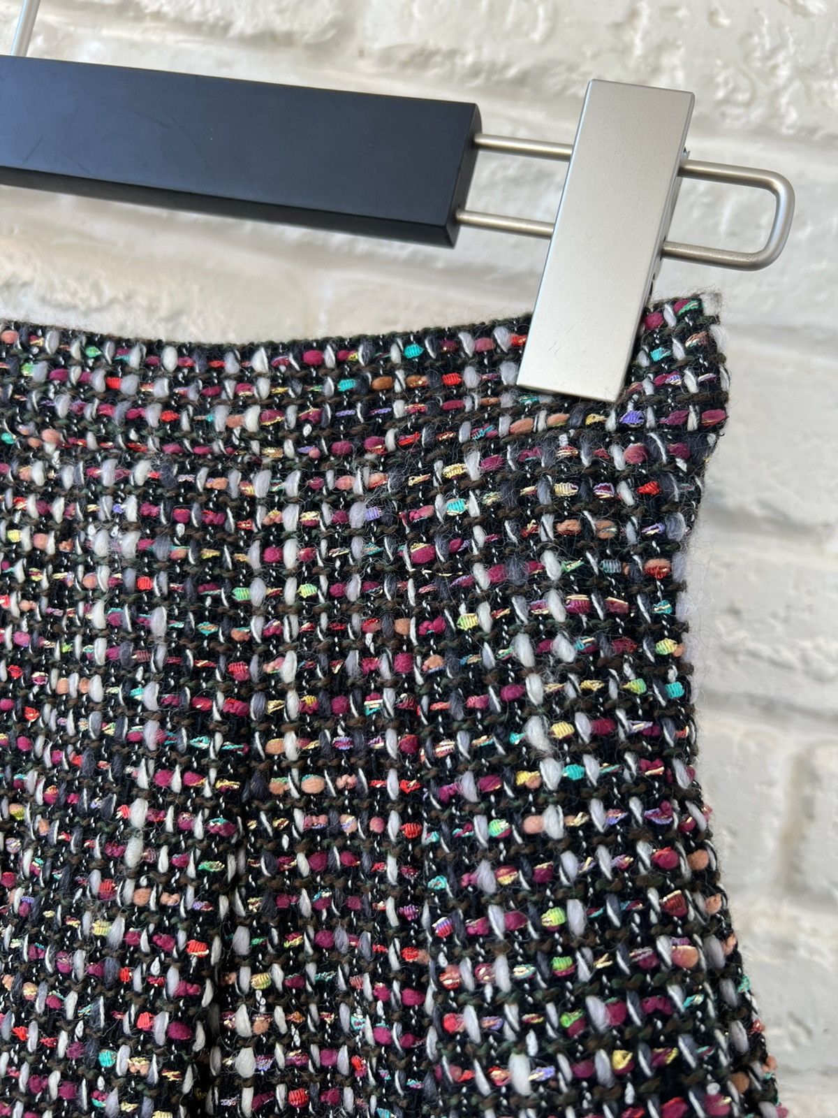 Dior Christian Dior Mixed Tweed Wool Skirt Size 27" / US 4 / IT 40 - 4 Thumbnail