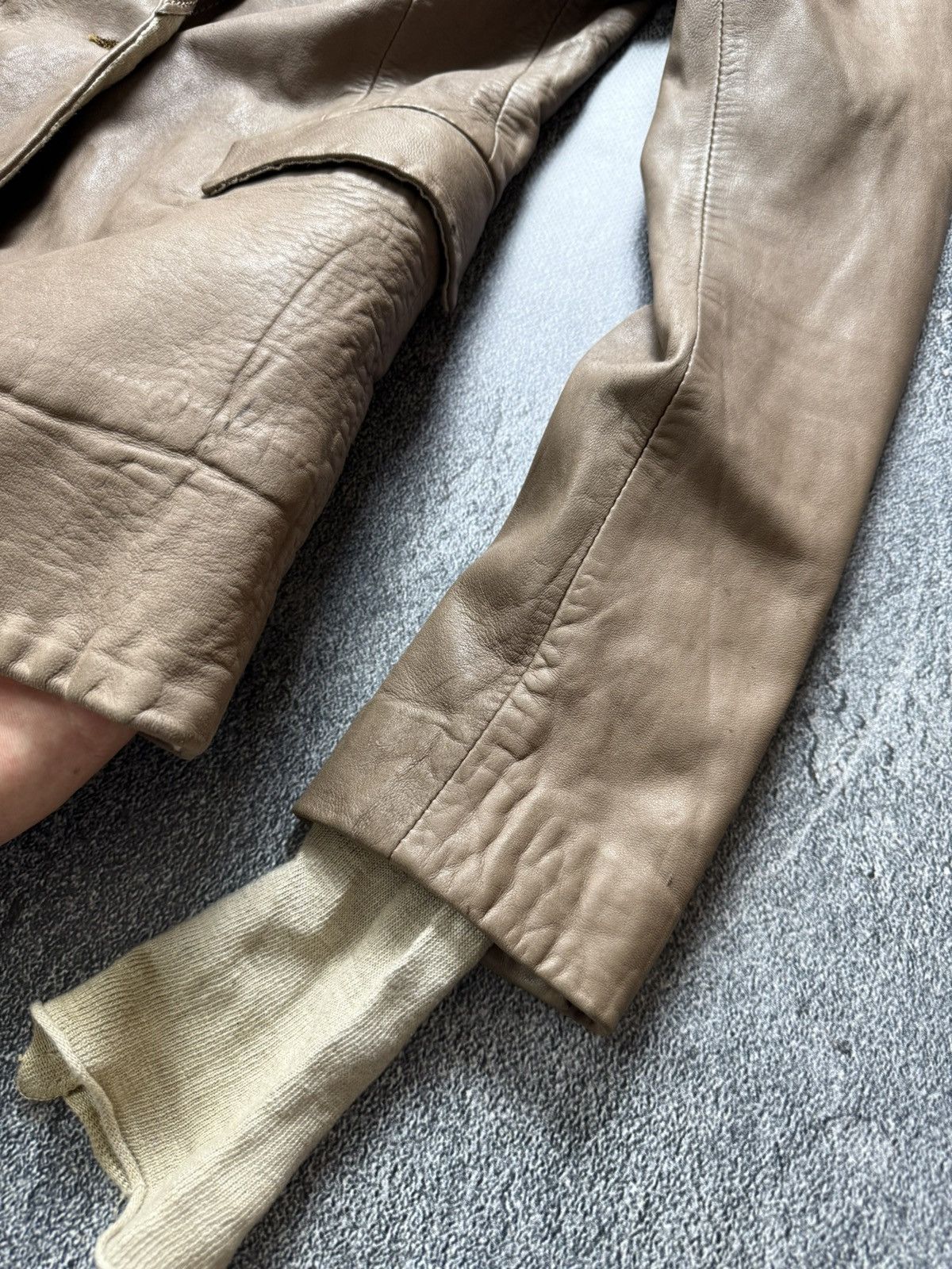 Isaac Sellam Experience Isaac Sellam Experience Archive Lamp Leather Jacket Blazer Size S / US 4 / IT 40 - 7 Thumbnail