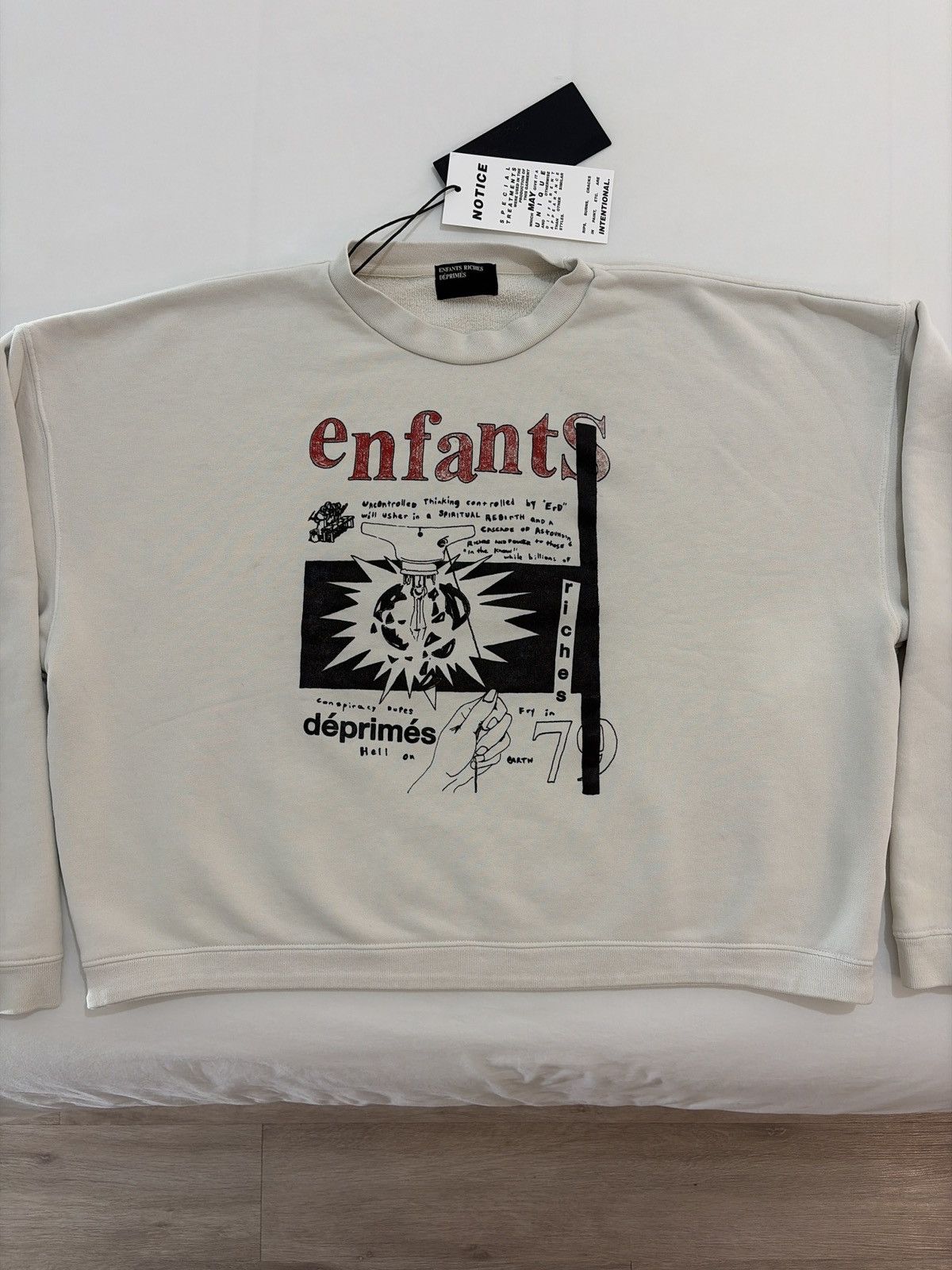 Enfants Riches Deprimes Enfants Riches Deprimes Subgenius Radio Crewneck Sweatshirt Size US XL / EU 56 / 4 - 4 Thumbnail