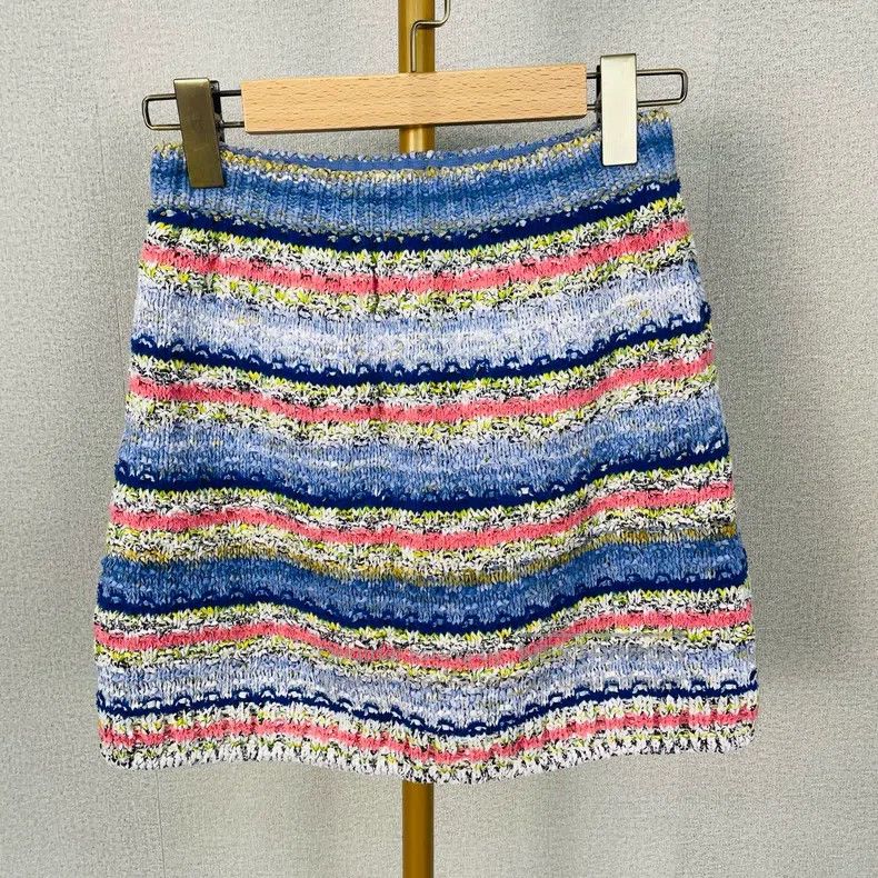 Chanel Chanel Colourful knitted short skirt Size 25" / US 0 / IT 36 - 2 Thumbnail