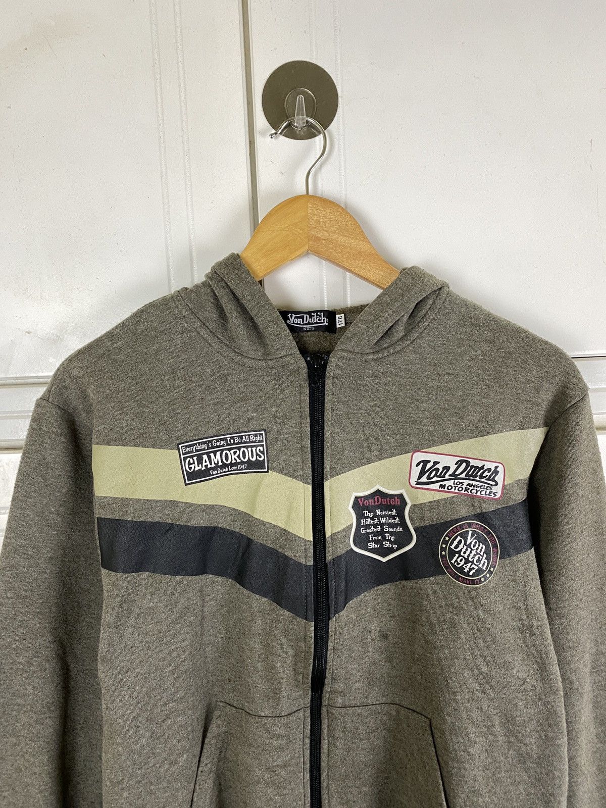 Vintage × Von Dutch Vintage Vondutch Patches Hoodie Size US XXS / EU 40 - 2 Thumbnail