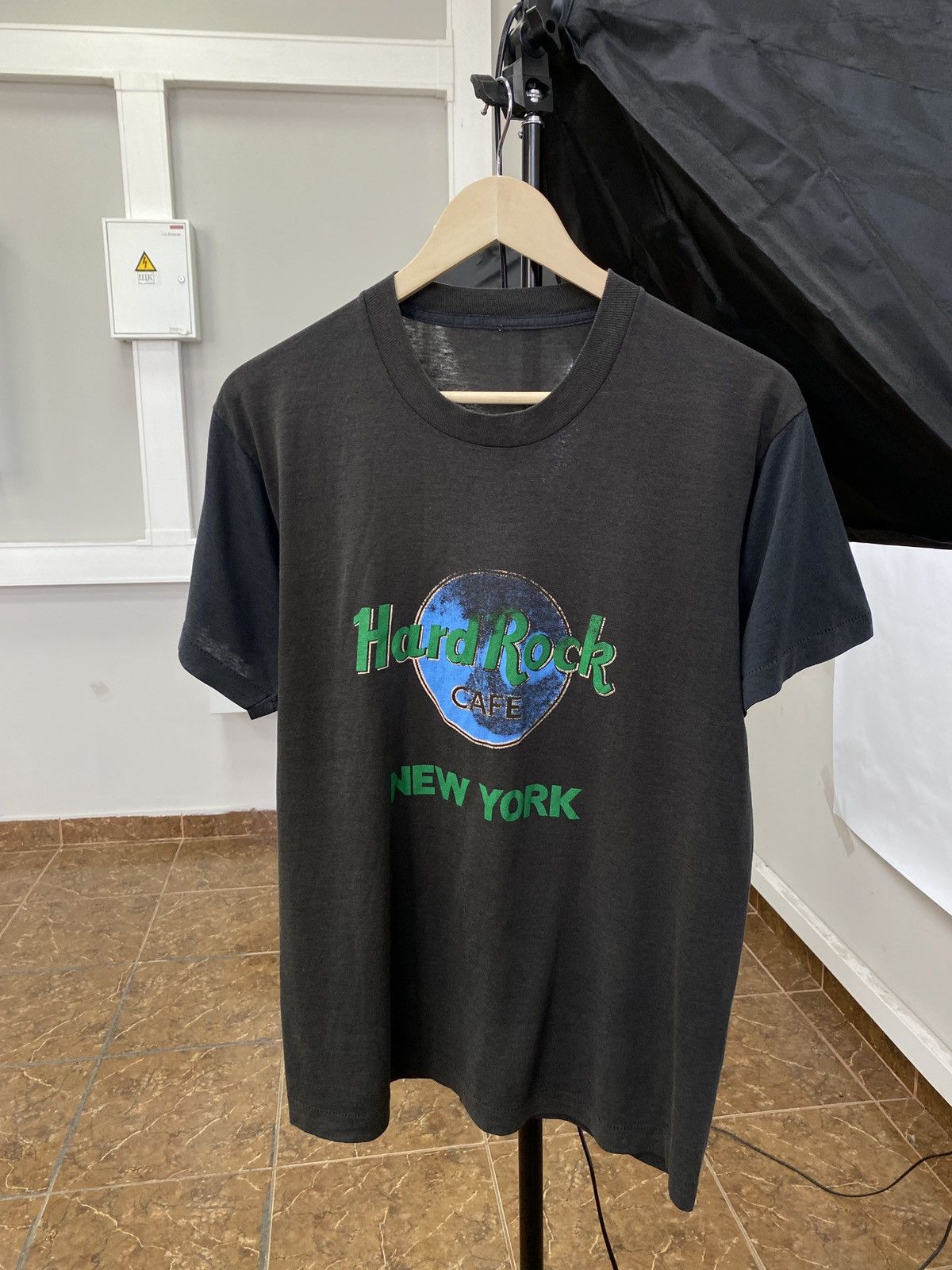 Hard Rock Cafe 🇺🇸 Vintage 80s Hard Rock New York T-Shirt USA Rare Retro Hype Size US M / EU 48-50 / 2 - 1 Thumbnail
