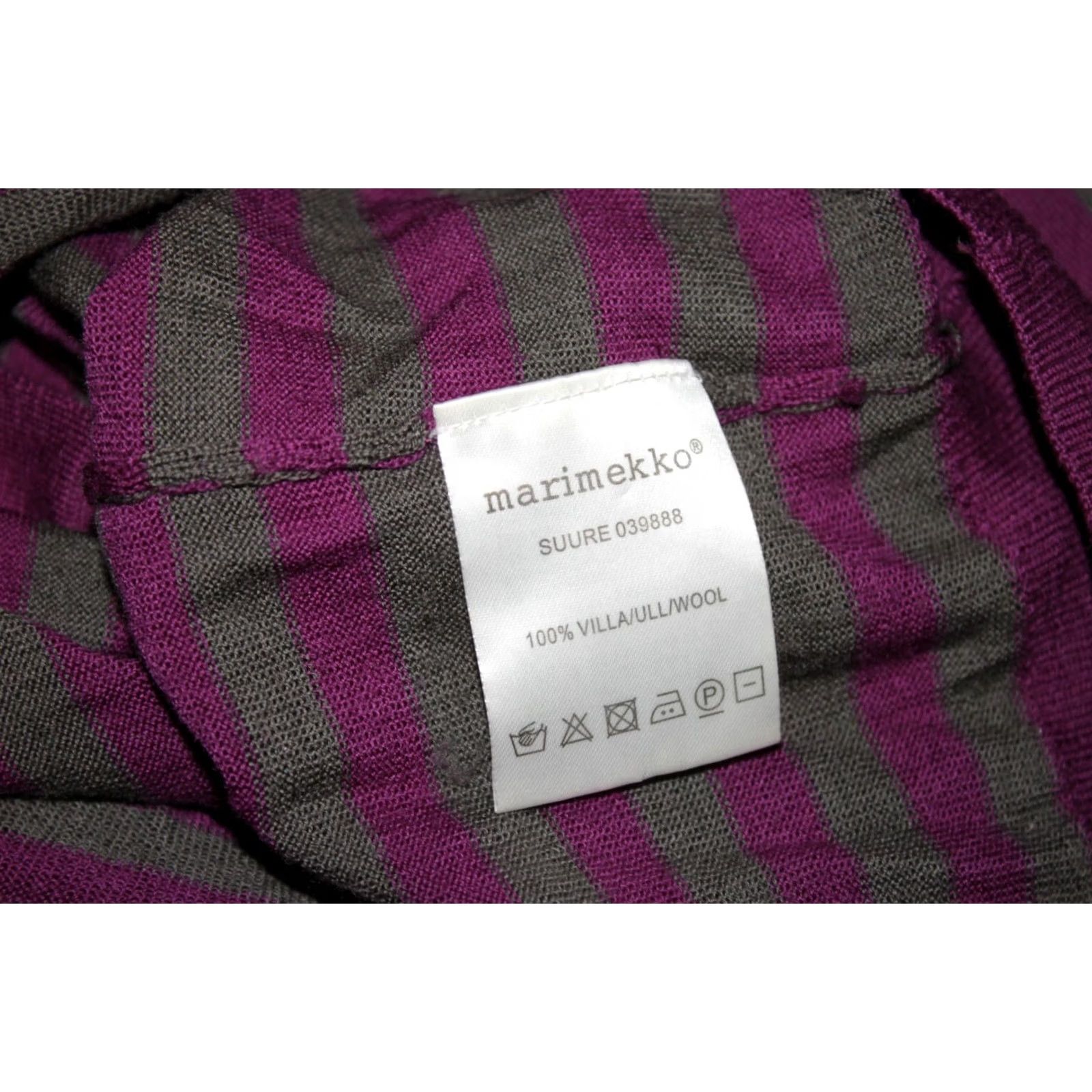 Marimekko Marimekko Cardigan Jumper Womens Wool Size S Multicolour 100% Wool Round Neck Vintage 60s-90s? Size S / US 4 / IT 40 - 5 Thumbnail