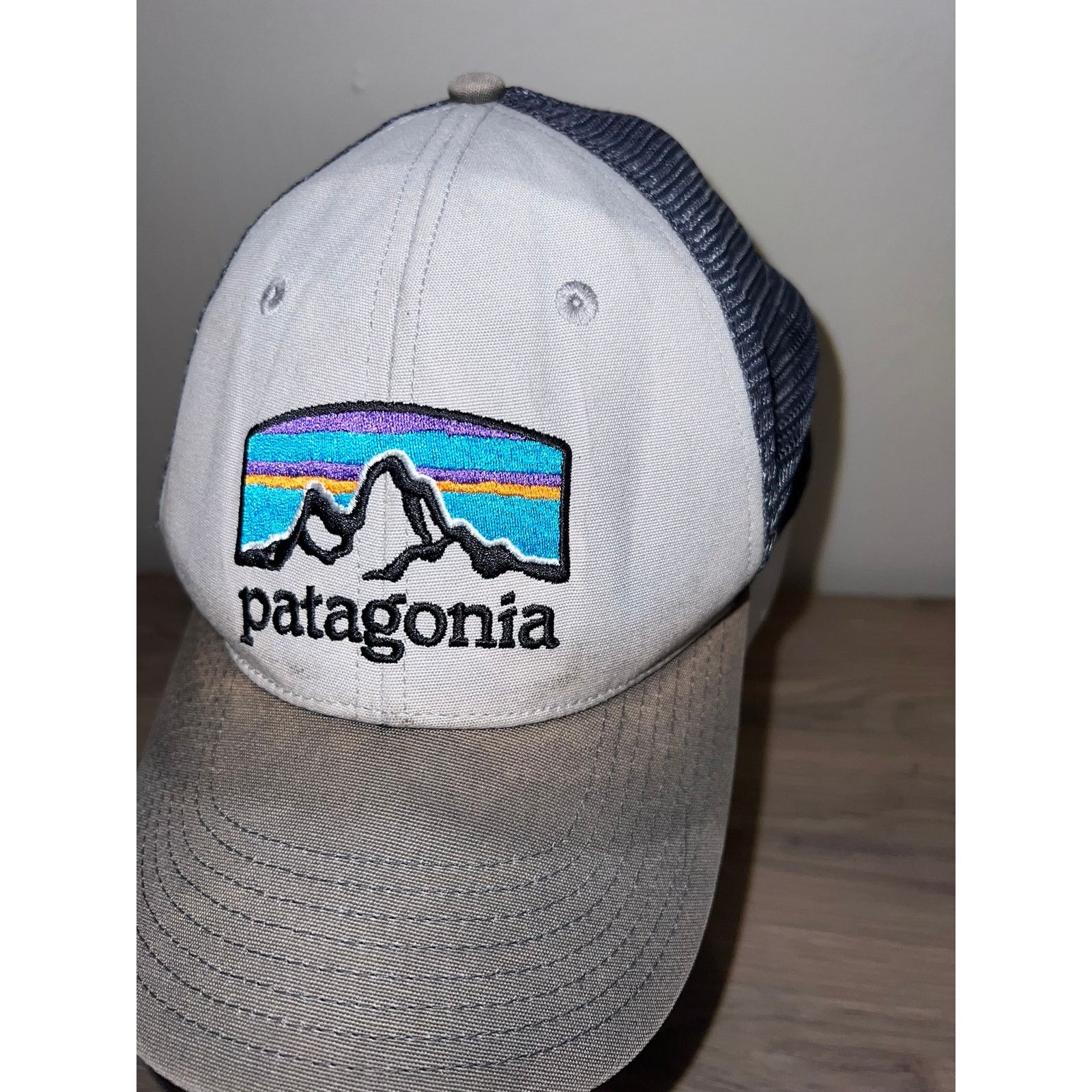 Patagonia Y2K Patagonia Outdoor Mountain Graphic Hat Stain Stained Size ONE SIZE - 3 Thumbnail