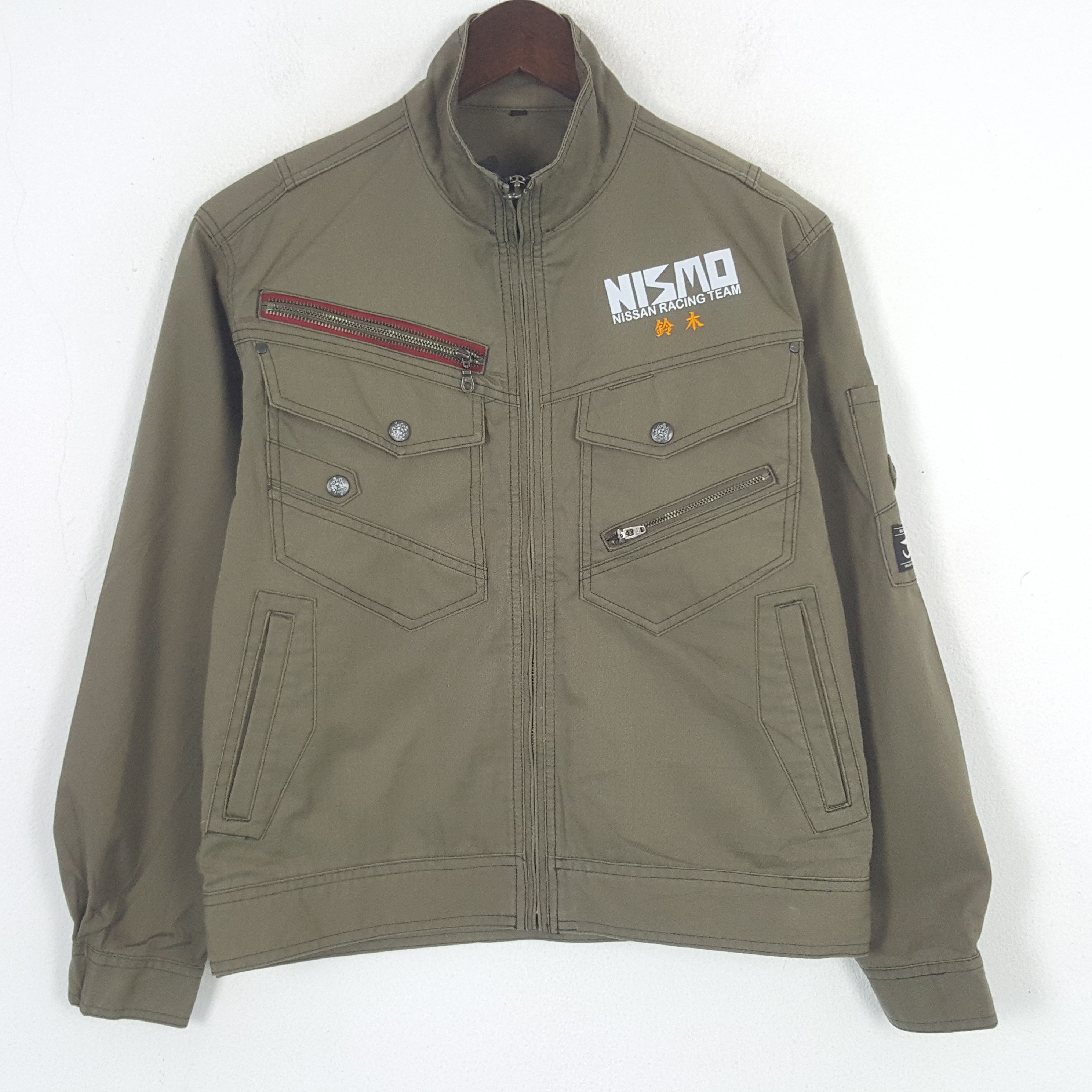 Japanese Brand × Vintage Vintage Nismo Nissan Racing Team Custom Racing Jacket Size M / US 6-8 / IT 42-44 - 3 Thumbnail