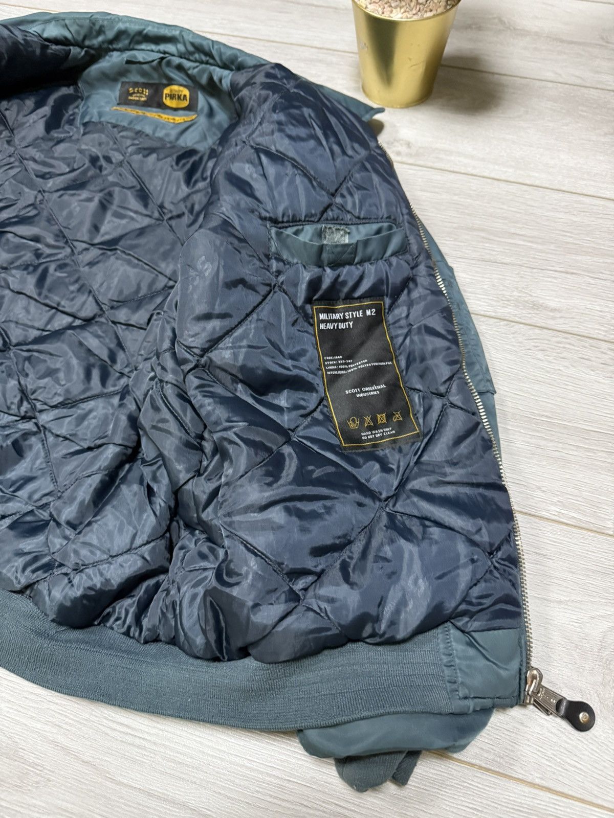 Schott Scott M2 heavy duty schott bomber jacket vintage Size US XL / EU 56 / 4 - 5 Thumbnail
