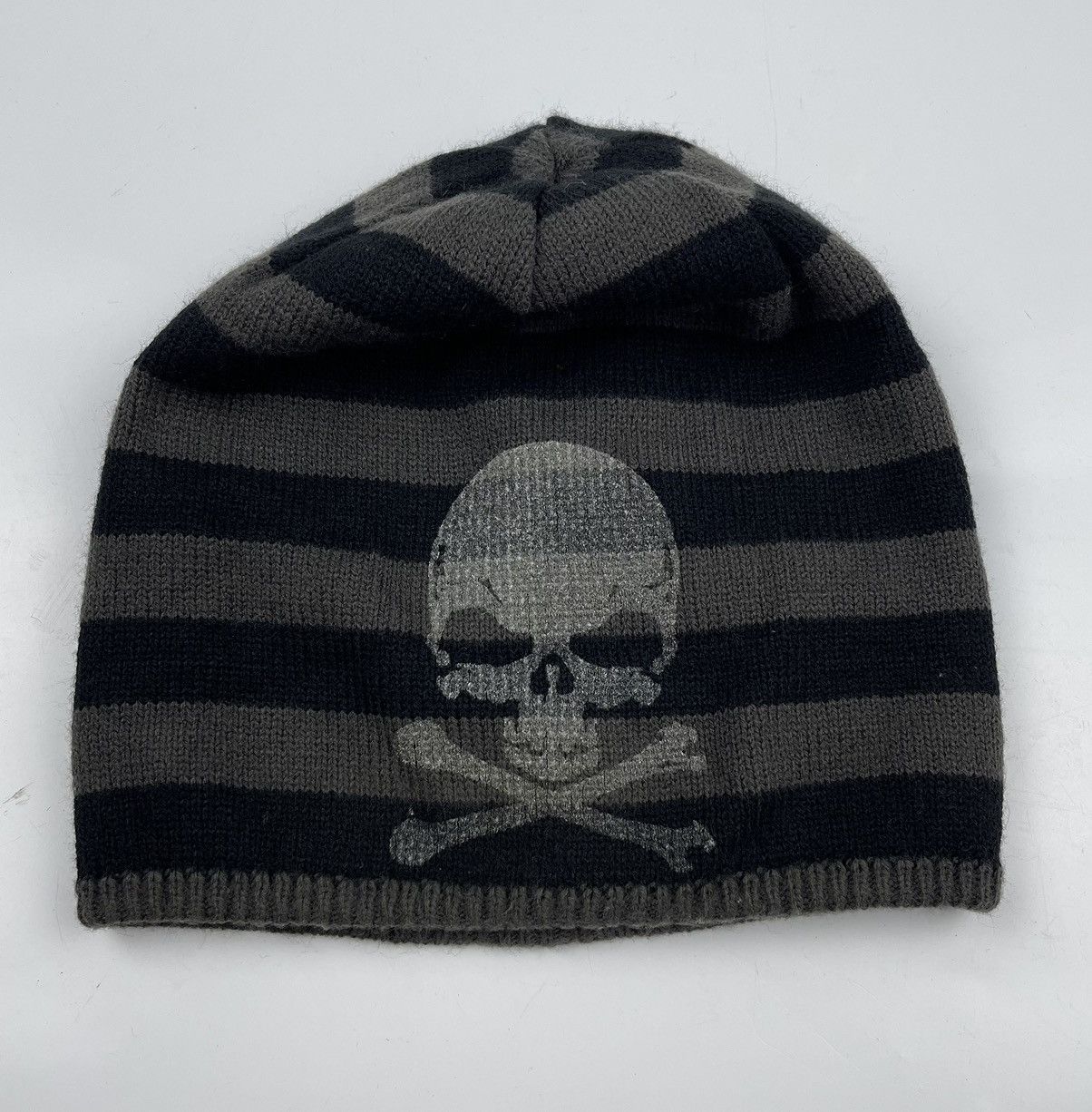 Japanese Brand reversible skull beanie hat snow cap Size ONE SIZE - 5 Thumbnail
