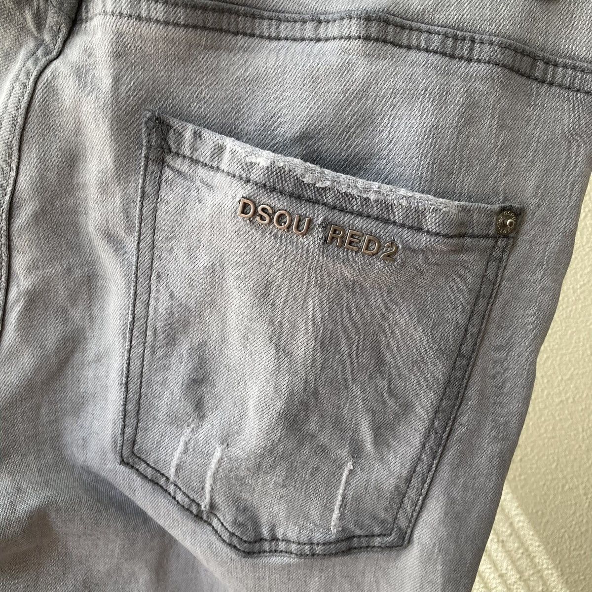 Vintage Dsquared2 Distressed Jeans Y2k Affliction Style Size US 34 / EU 50 - 4 Thumbnail