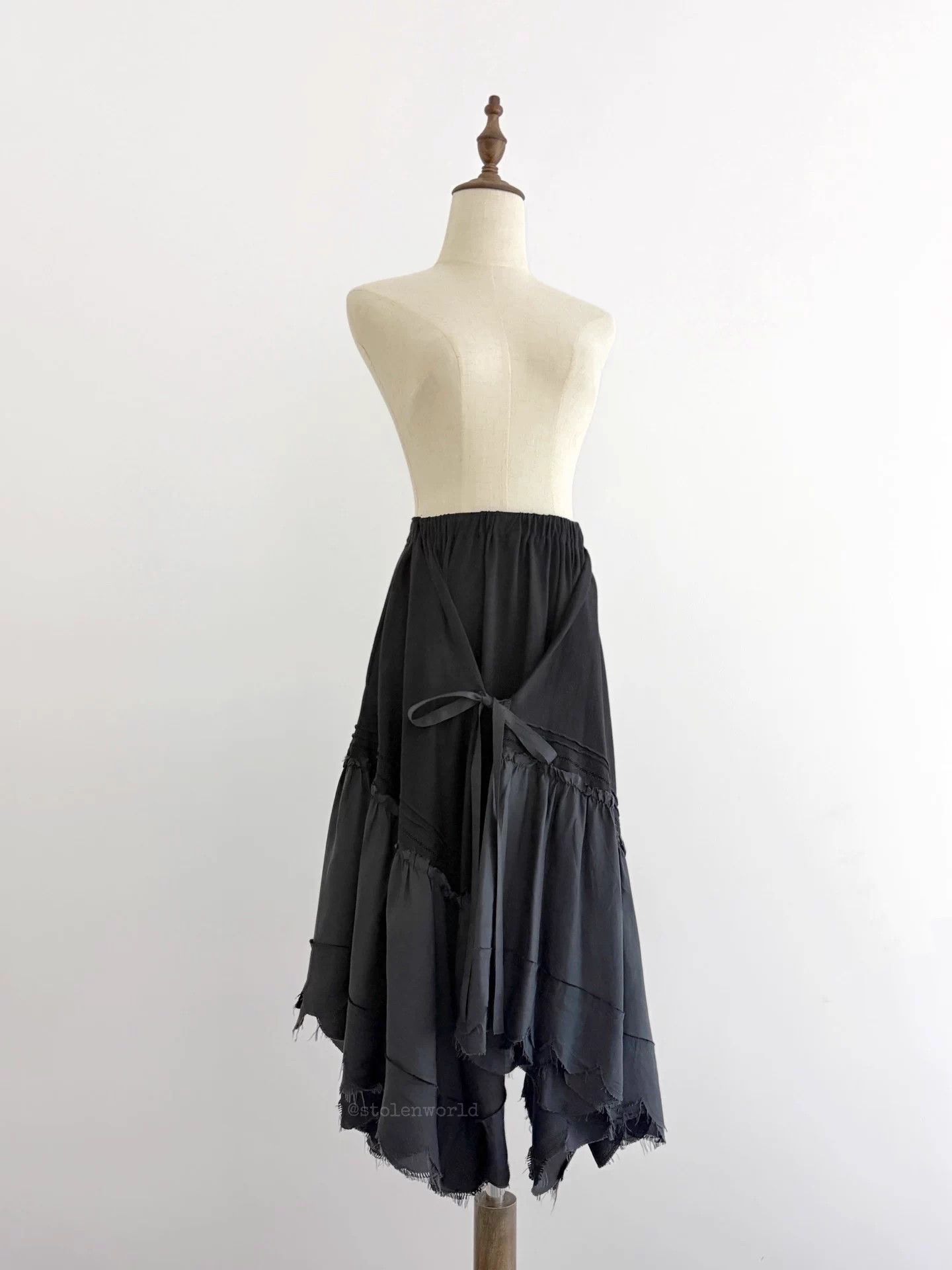 Comme des Garcons Comme des Garçons Pleated Bow Lace Skirt F Size M / US 6-8 / IT 42-44 - 6 Thumbnail