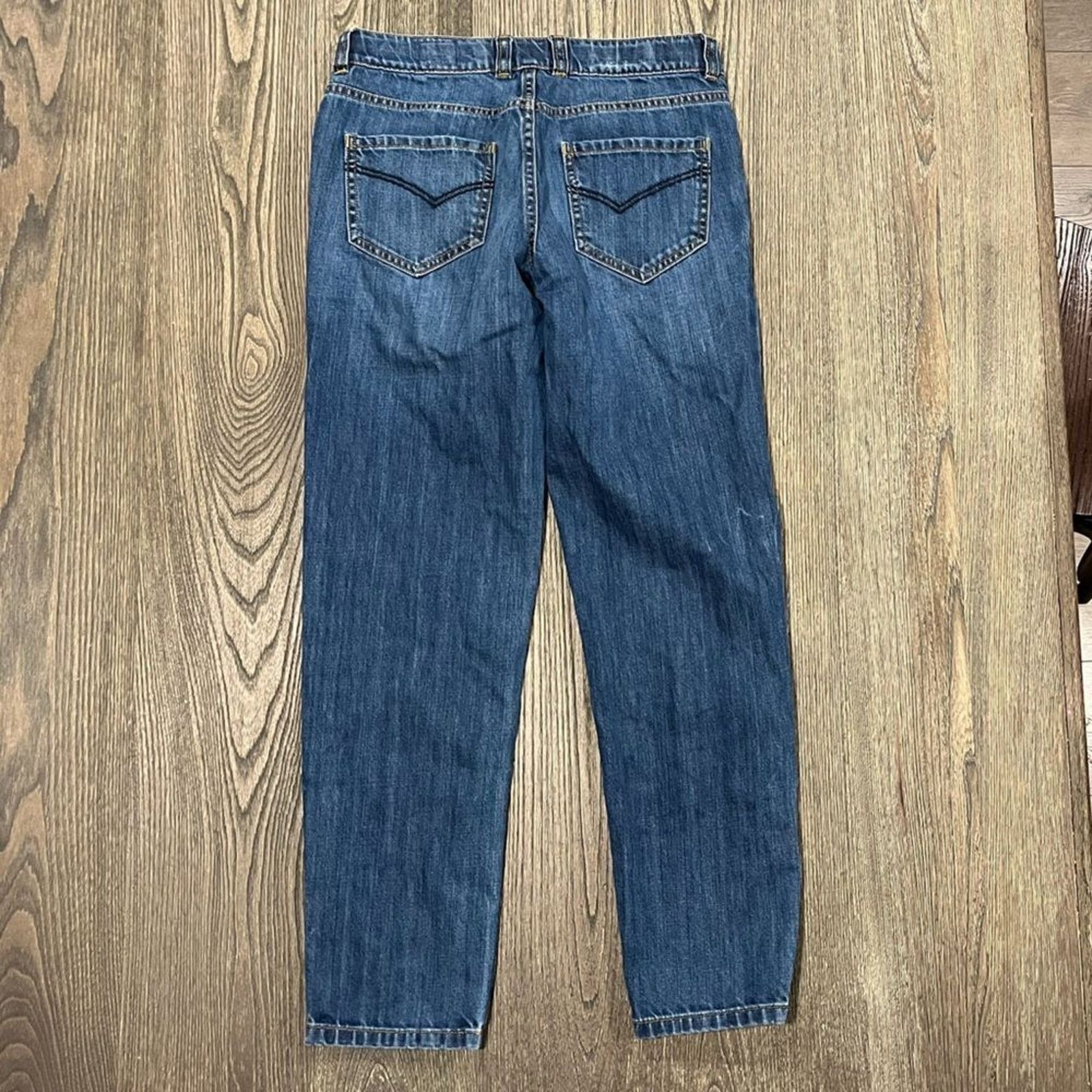 & Other Stories Johnnie B Women's Straight Jean Mid-Rise Denim Blue Size 26R Size 26" / US 2 / IT 38 - 9 Thumbnail